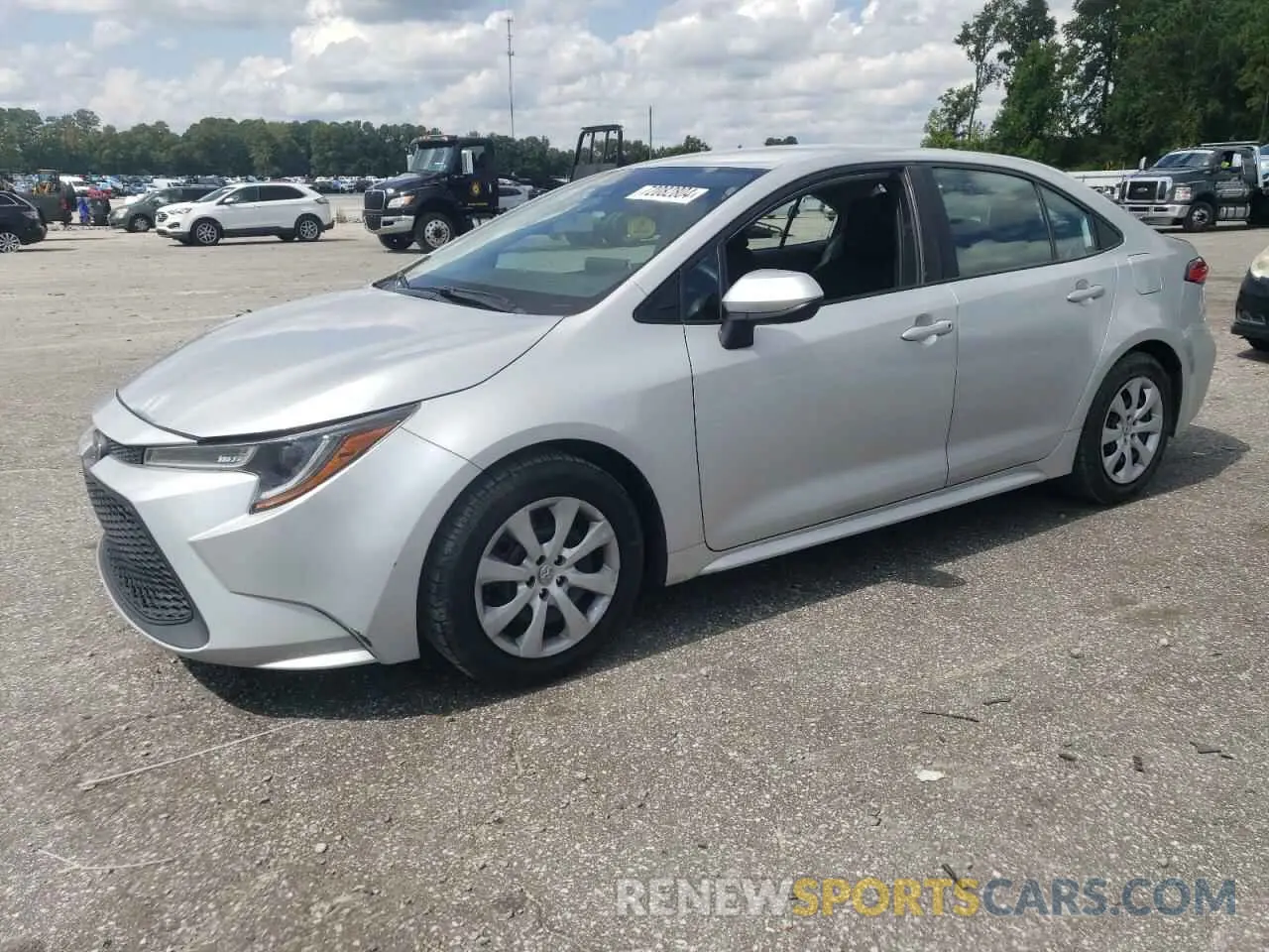1 Photograph of a damaged car 5YFEPMAE7MP234814 TOYOTA COROLLA 2021
