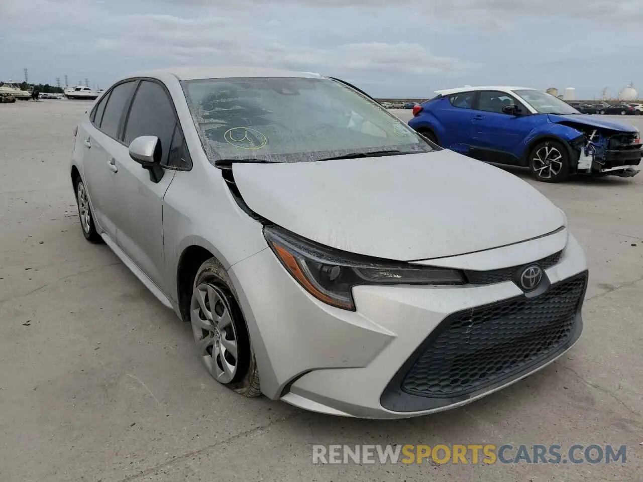 1 Photograph of a damaged car 5YFEPMAE7MP235218 TOYOTA COROLLA 2021