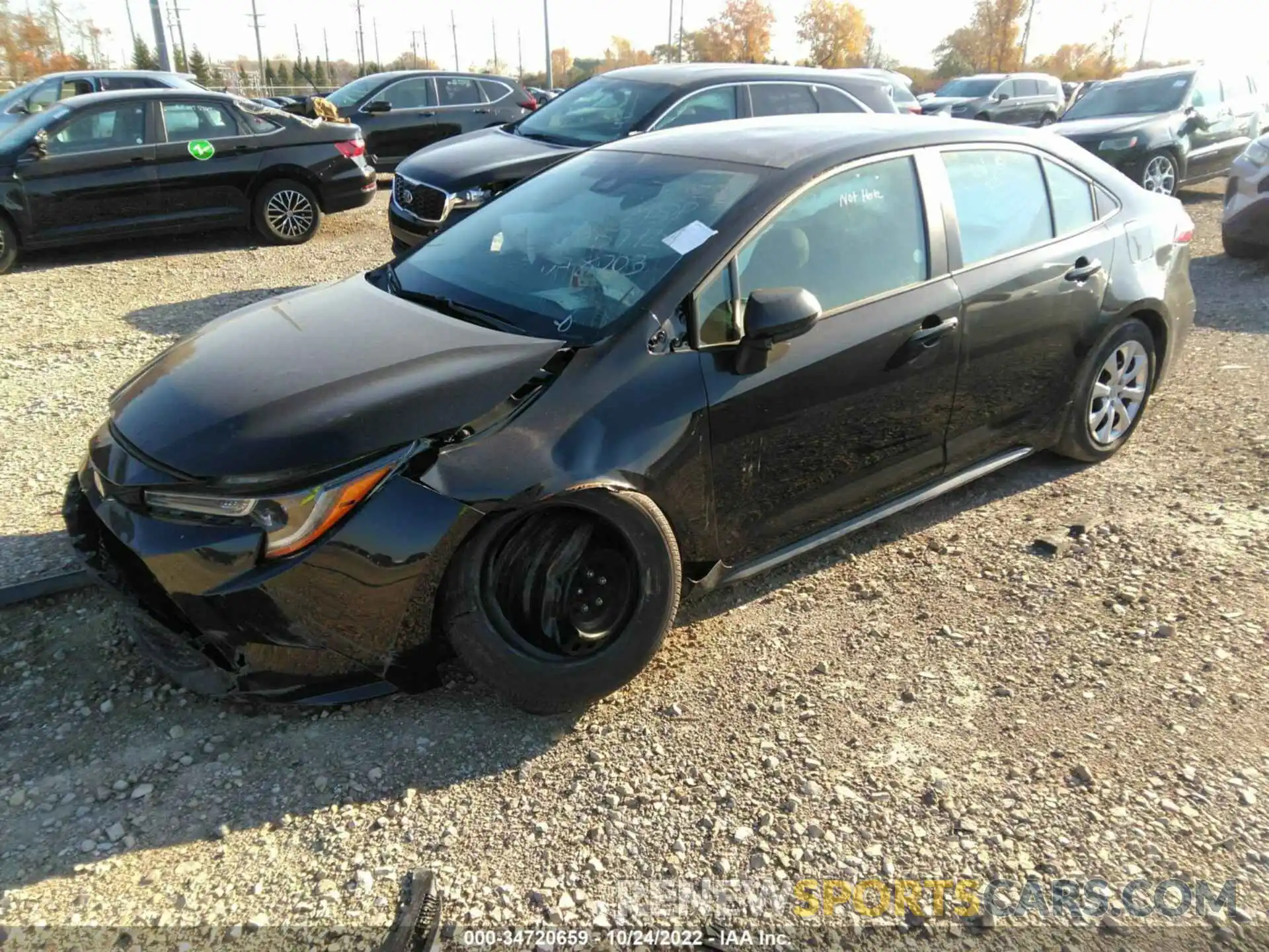 2 Photograph of a damaged car 5YFEPMAE7MP238703 TOYOTA COROLLA 2021