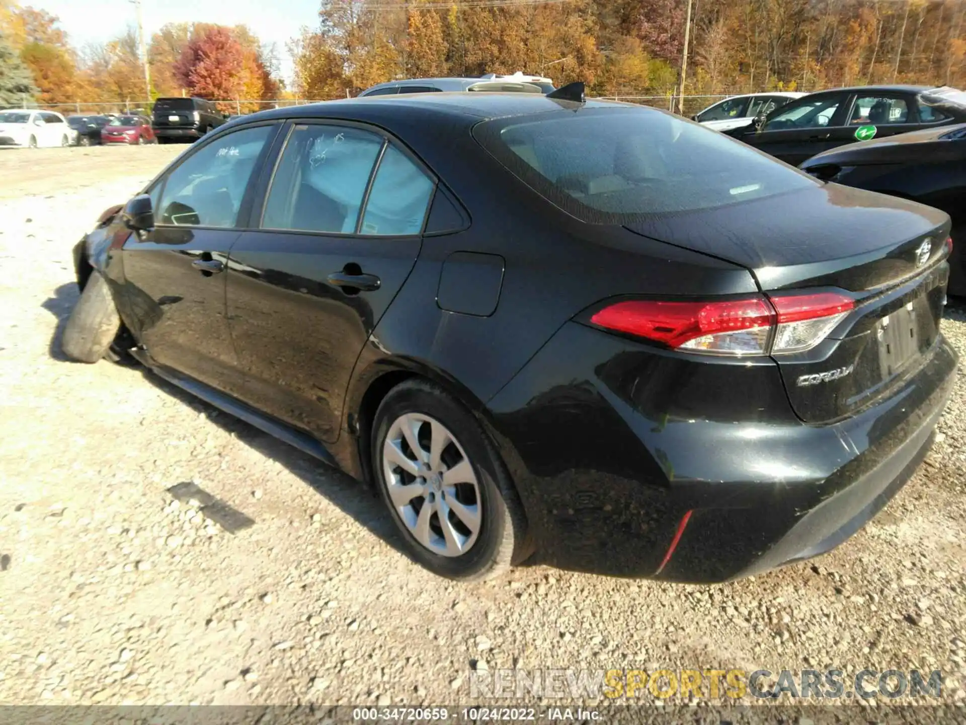 3 Photograph of a damaged car 5YFEPMAE7MP238703 TOYOTA COROLLA 2021