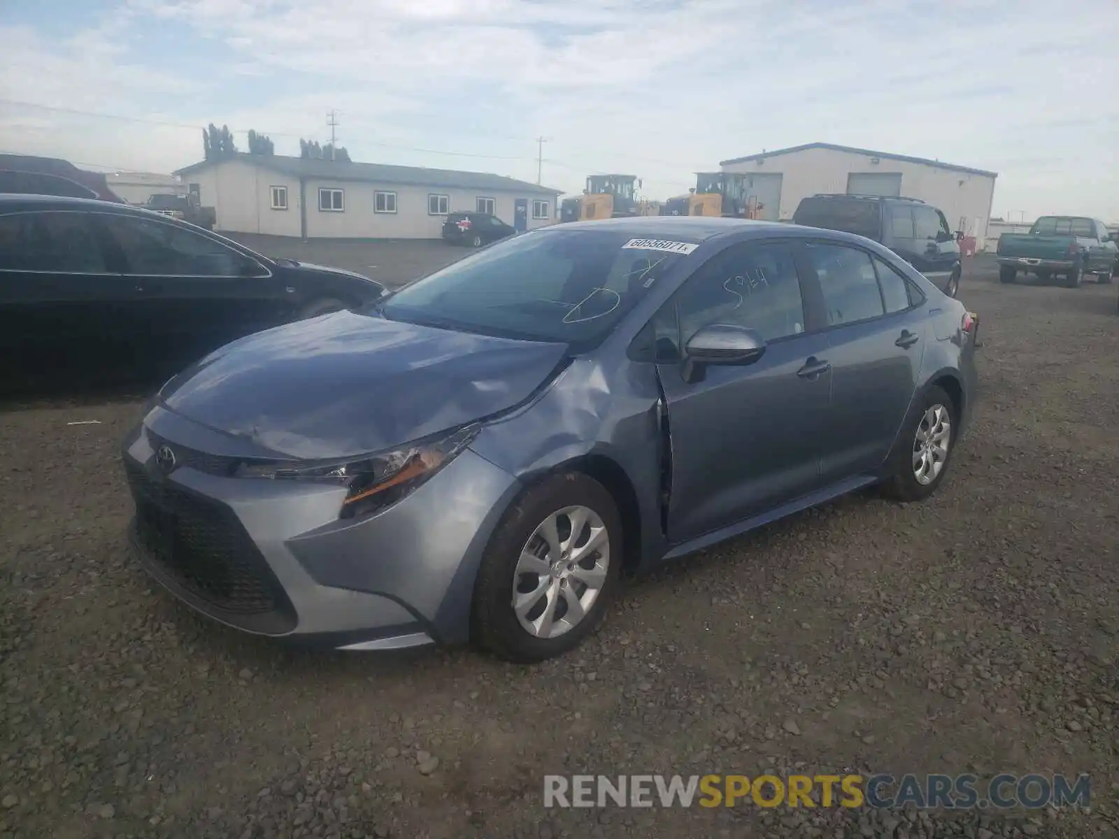 2 Photograph of a damaged car 5YFEPMAE7MP240130 TOYOTA COROLLA 2021