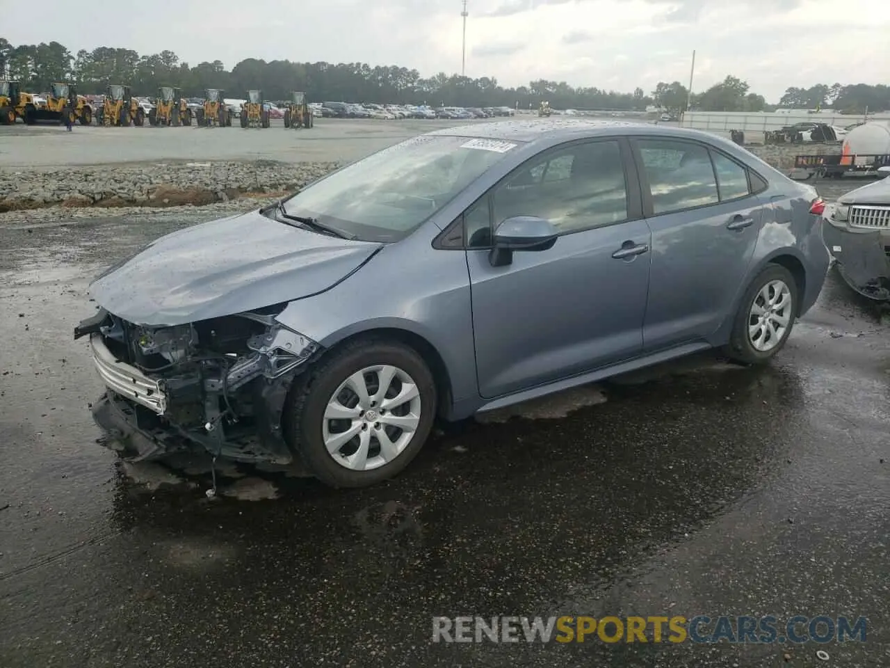 1 Photograph of a damaged car 5YFEPMAE7MP240385 TOYOTA COROLLA 2021