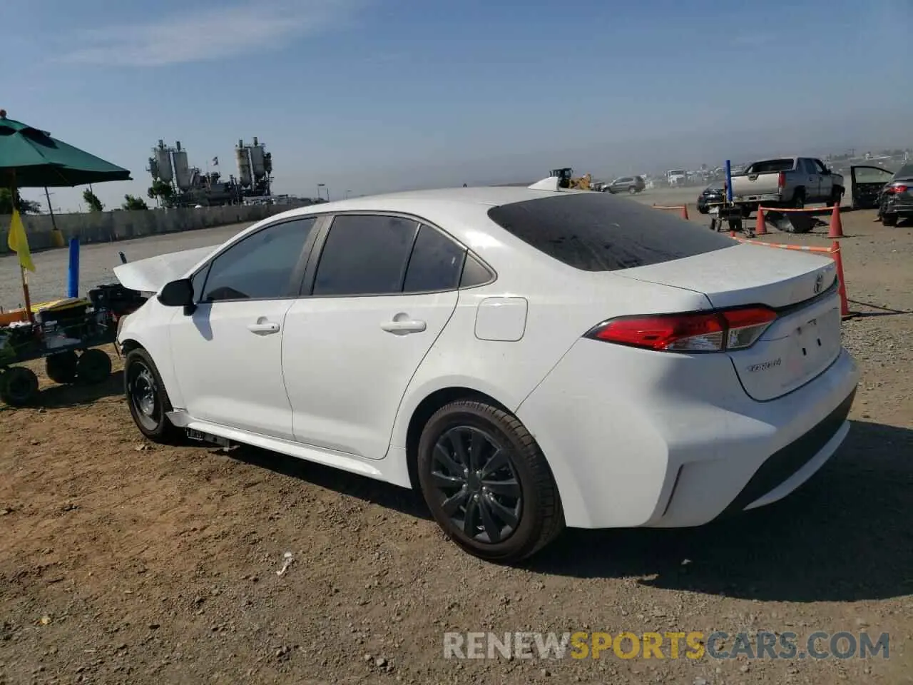 2 Photograph of a damaged car 5YFEPMAE7MP241990 TOYOTA COROLLA 2021