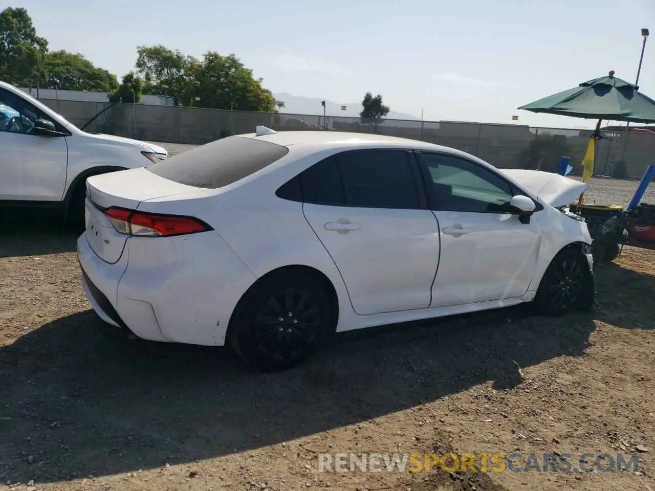 3 Photograph of a damaged car 5YFEPMAE7MP241990 TOYOTA COROLLA 2021