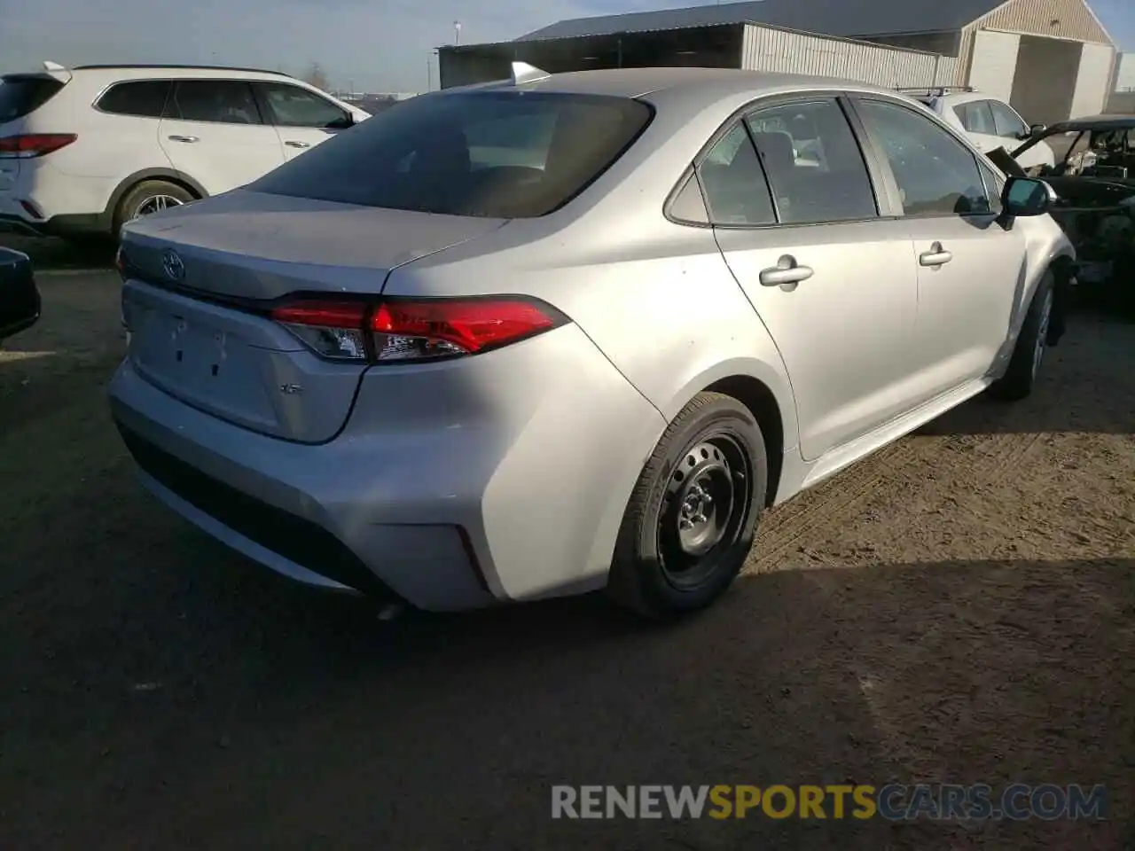 4 Photograph of a damaged car 5YFEPMAE7MP243769 TOYOTA COROLLA 2021