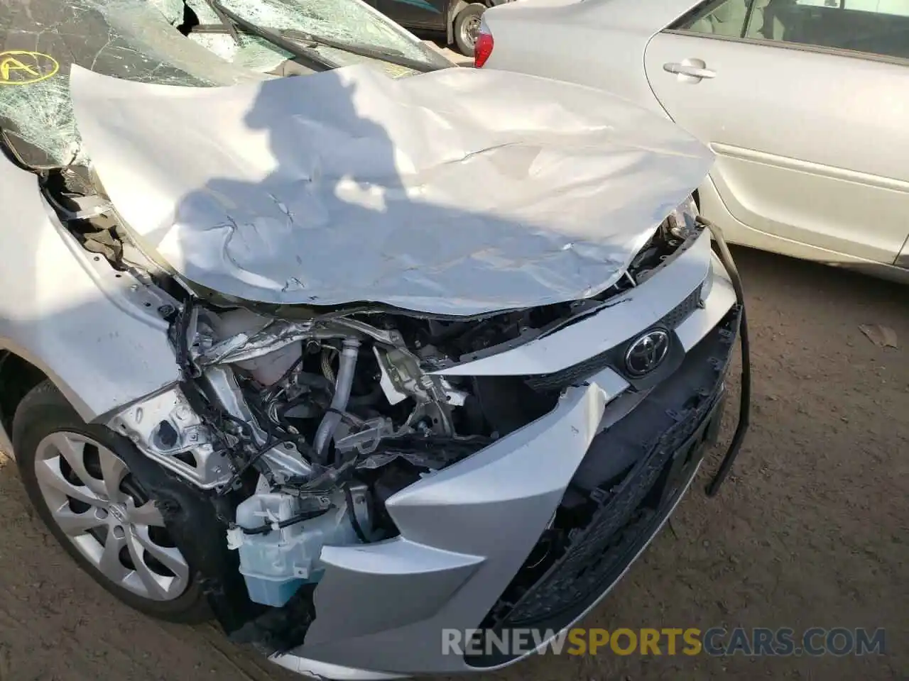 9 Photograph of a damaged car 5YFEPMAE7MP243769 TOYOTA COROLLA 2021