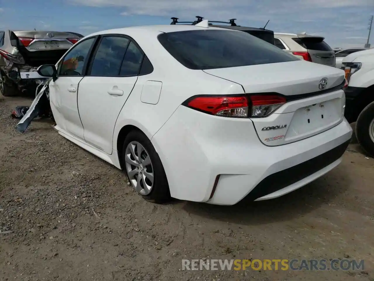 3 Photograph of a damaged car 5YFEPMAE7MP244548 TOYOTA COROLLA 2021