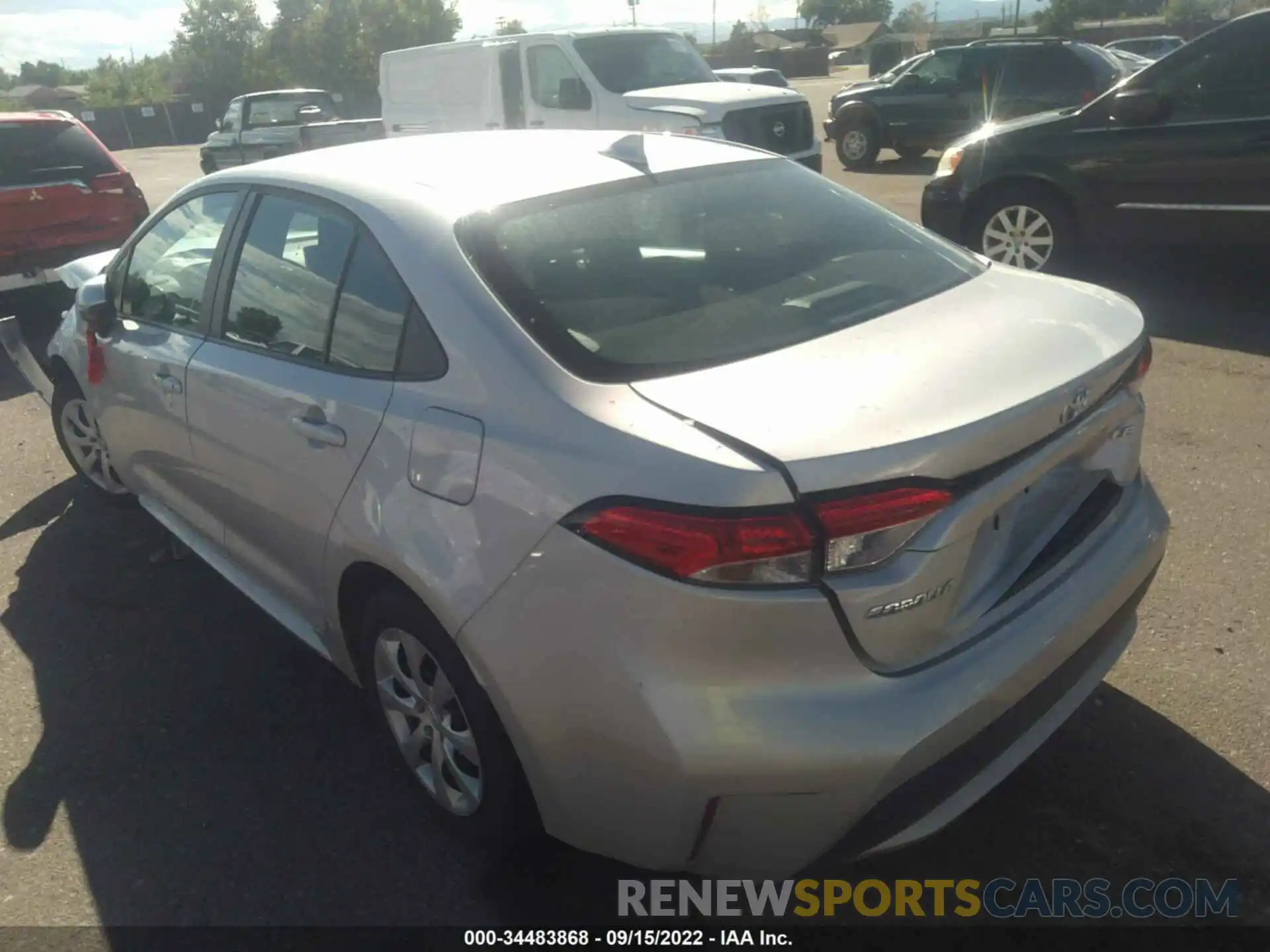 3 Photograph of a damaged car 5YFEPMAE7MP249636 TOYOTA COROLLA 2021