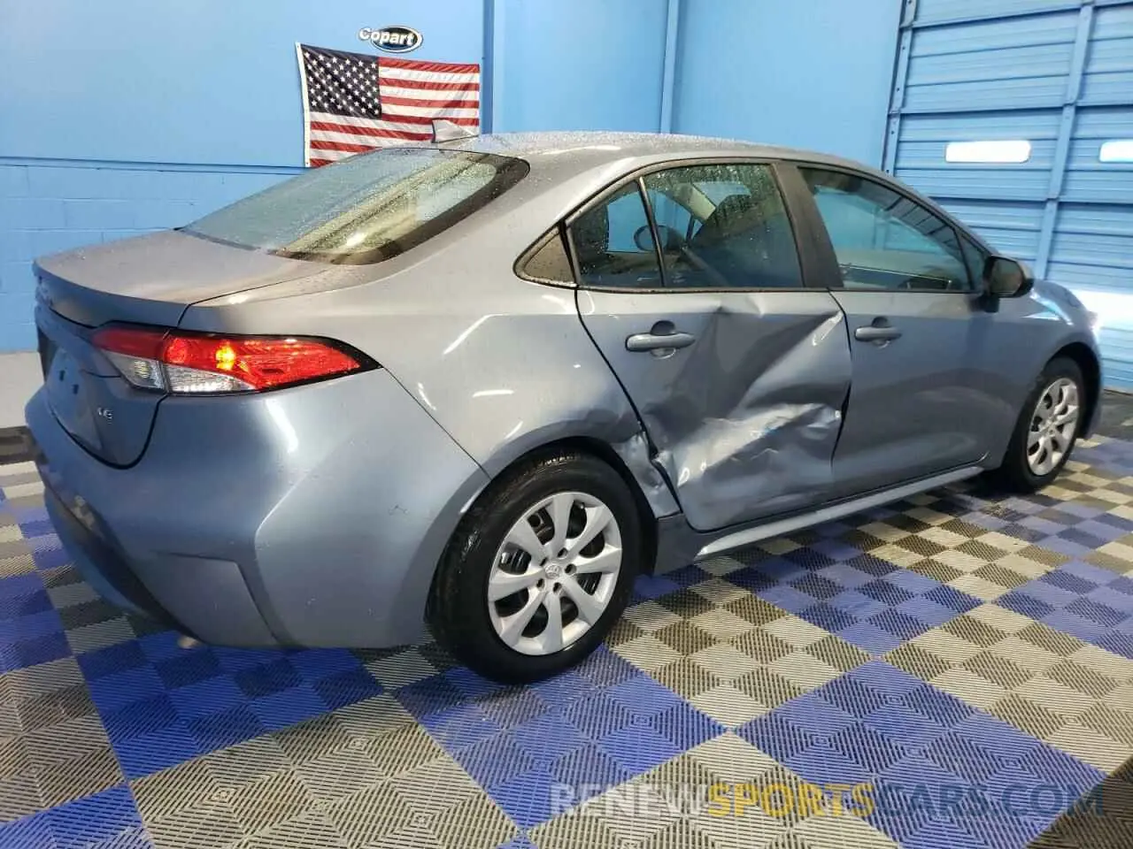 3 Photograph of a damaged car 5YFEPMAE7MP251614 TOYOTA COROLLA 2021