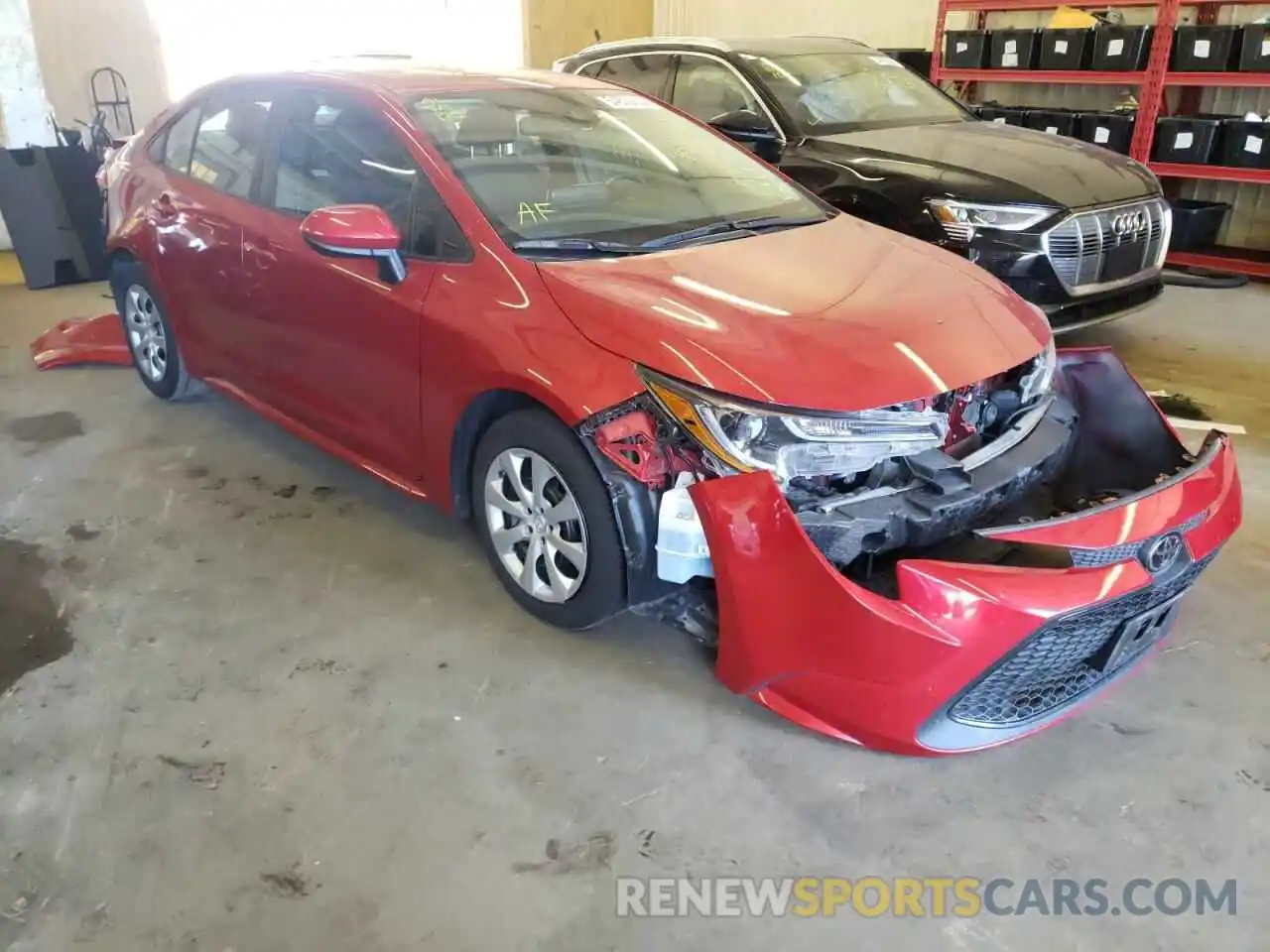 1 Photograph of a damaged car 5YFEPMAE7MP253444 TOYOTA COROLLA 2021