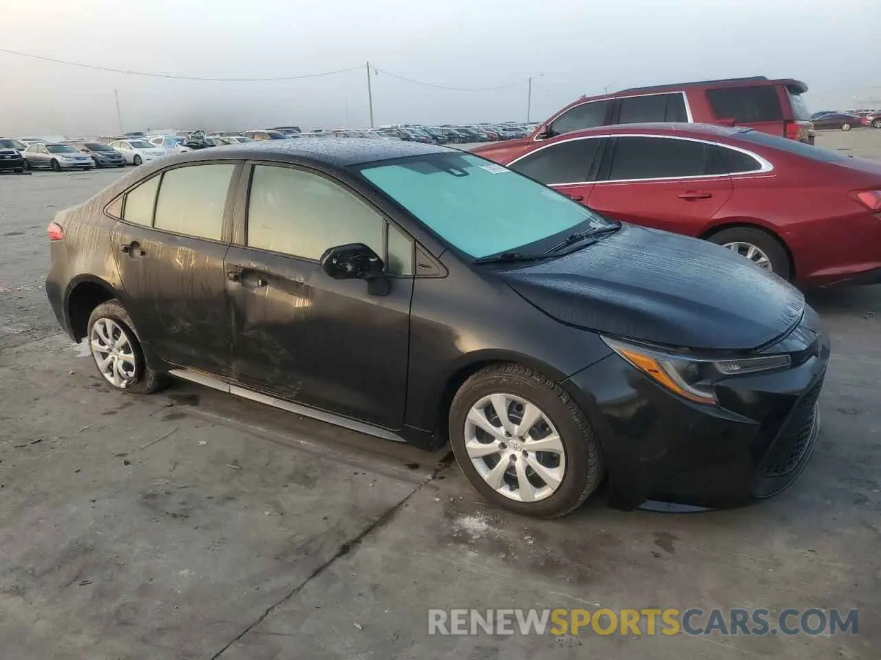 4 Photograph of a damaged car 5YFEPMAE7MP256392 TOYOTA COROLLA 2021