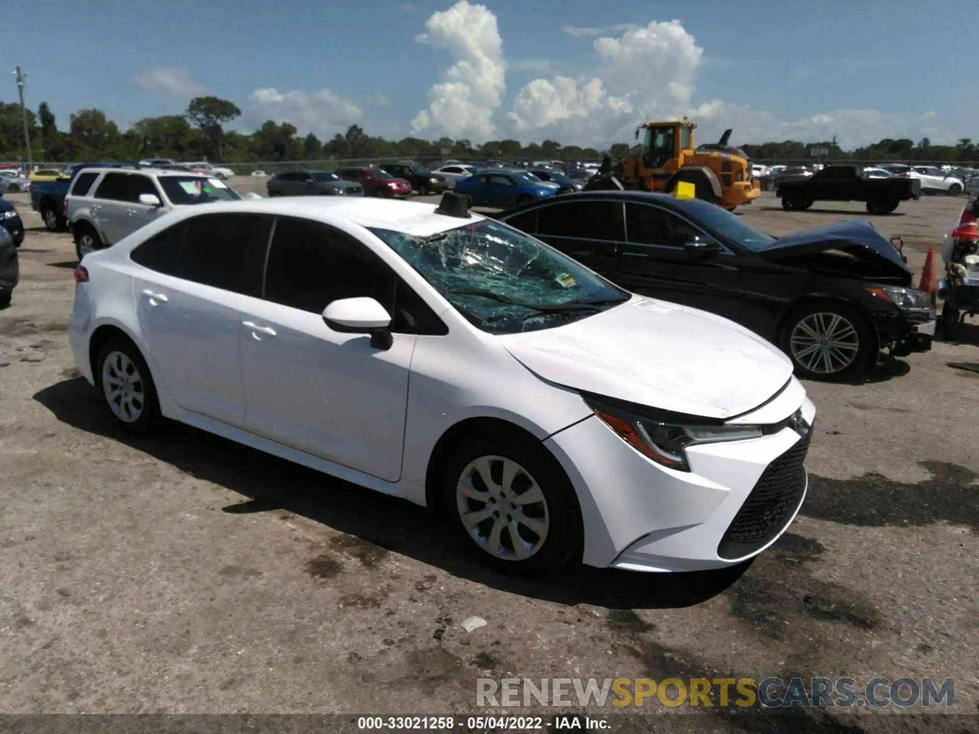 1 Photograph of a damaged car 5YFEPMAE7MP259339 TOYOTA COROLLA 2021