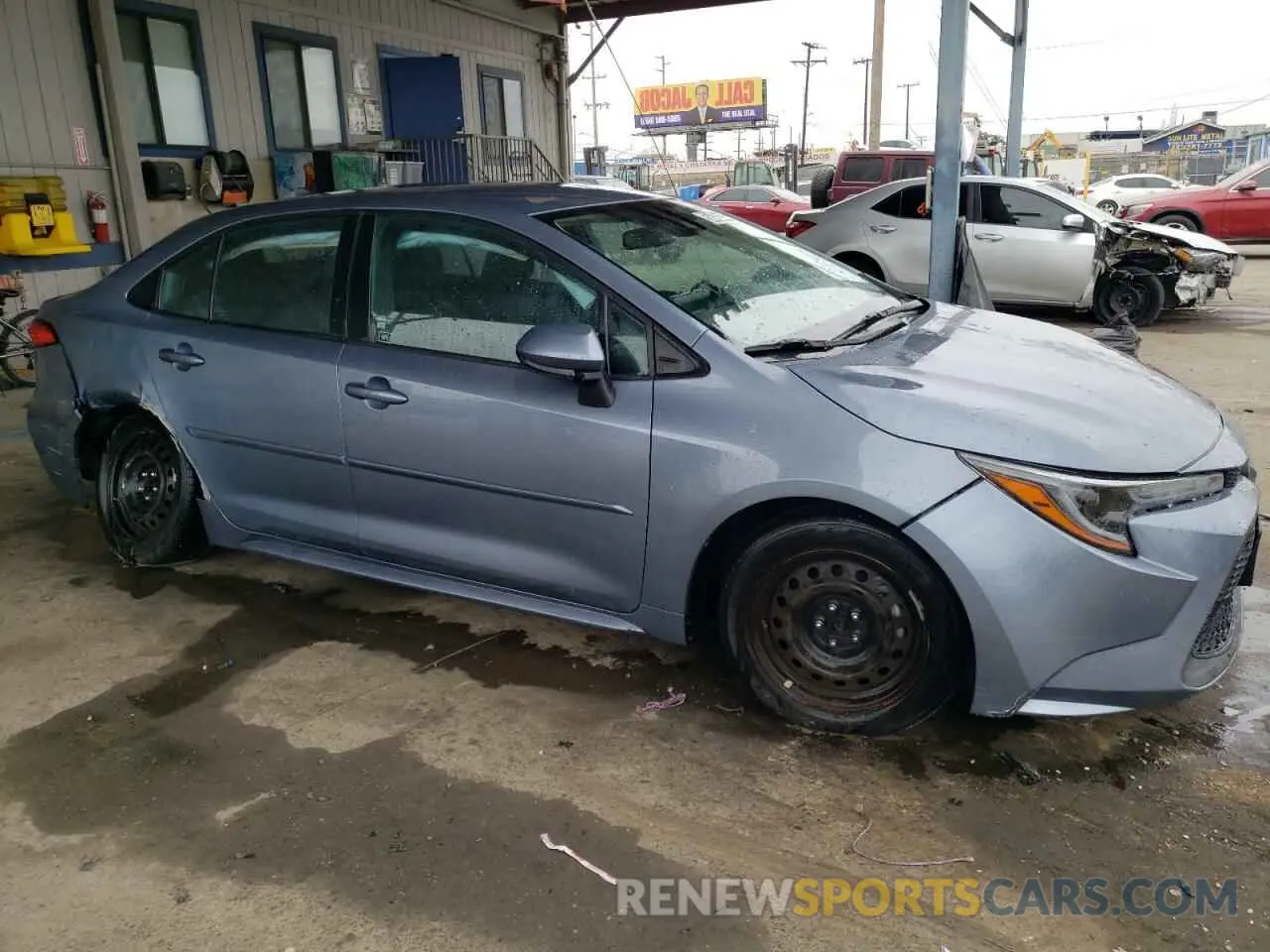 4 Photograph of a damaged car 5YFEPMAE8MP149819 TOYOTA COROLLA 2021