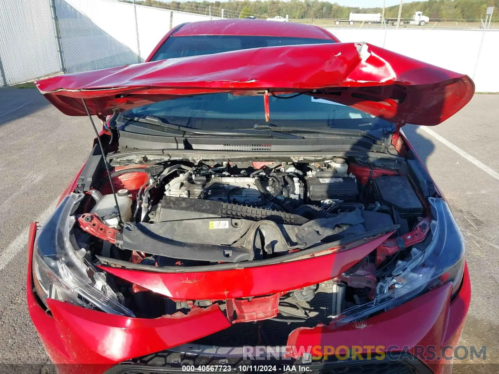 10 Photograph of a damaged car 5YFEPMAE8MP159931 TOYOTA COROLLA 2021