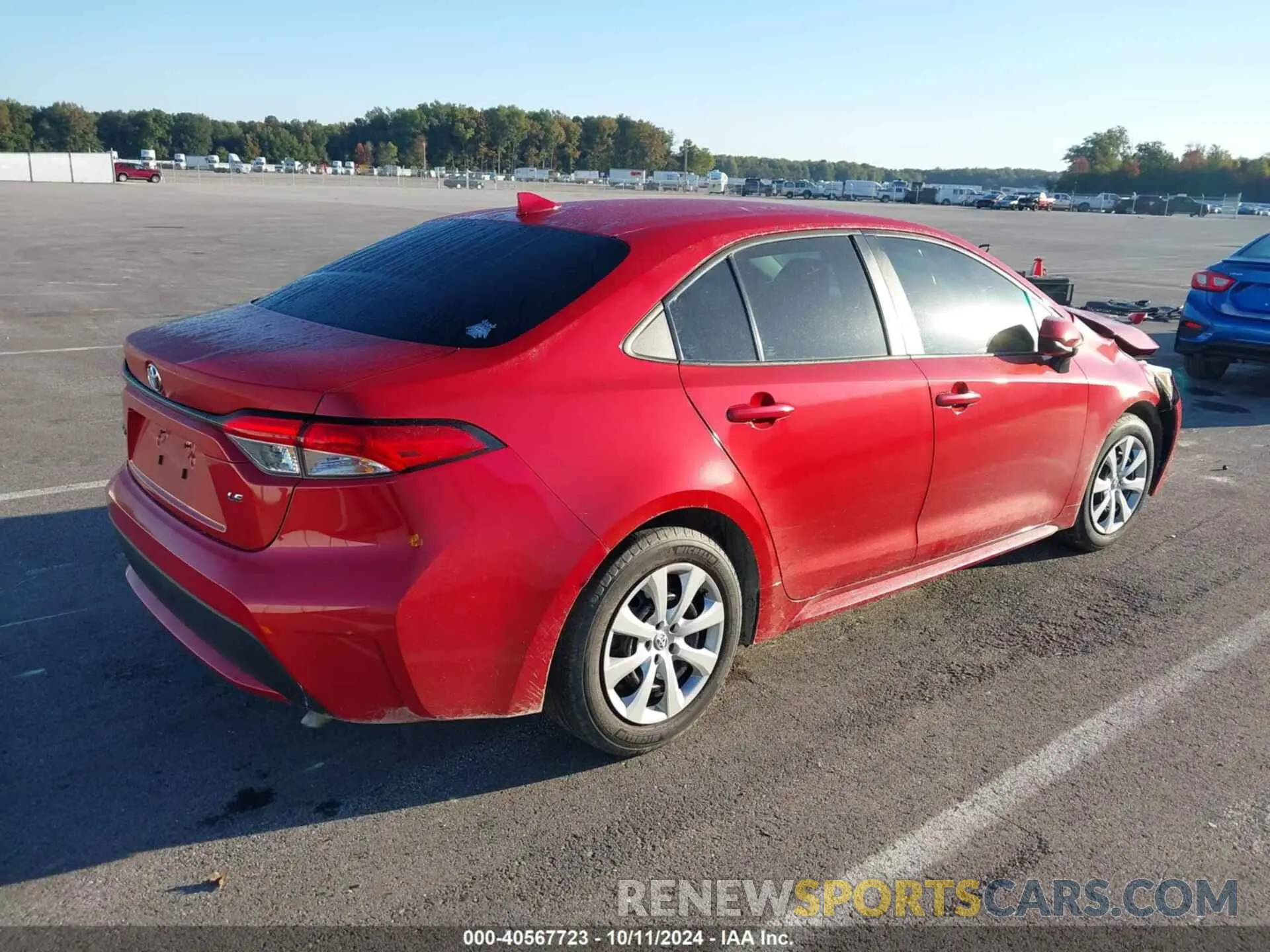 4 Photograph of a damaged car 5YFEPMAE8MP159931 TOYOTA COROLLA 2021
