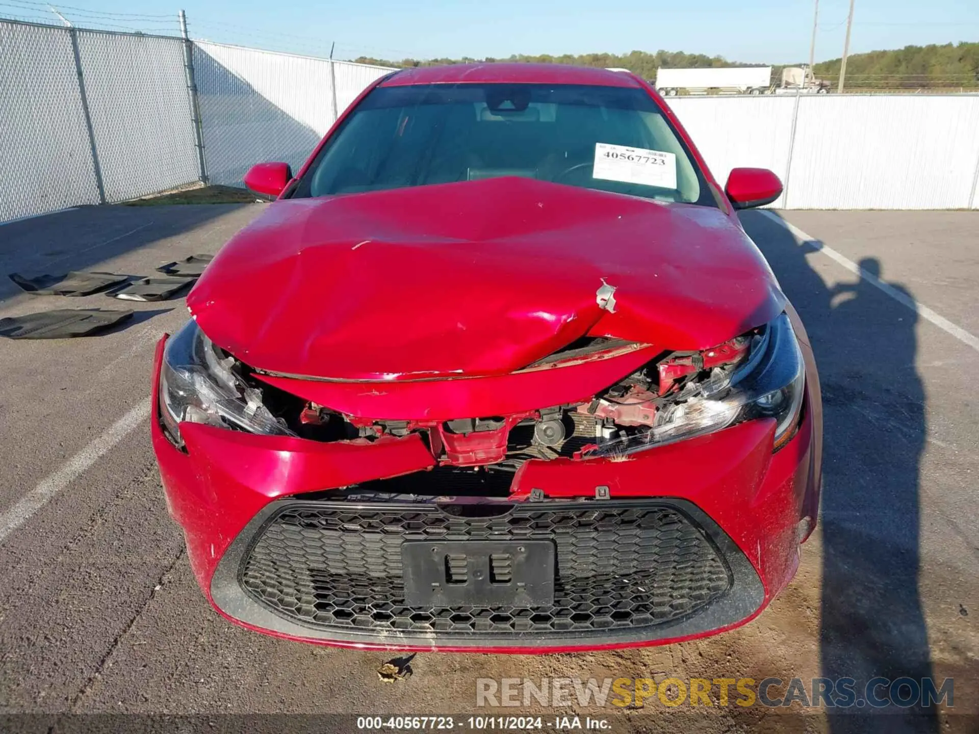 6 Photograph of a damaged car 5YFEPMAE8MP159931 TOYOTA COROLLA 2021