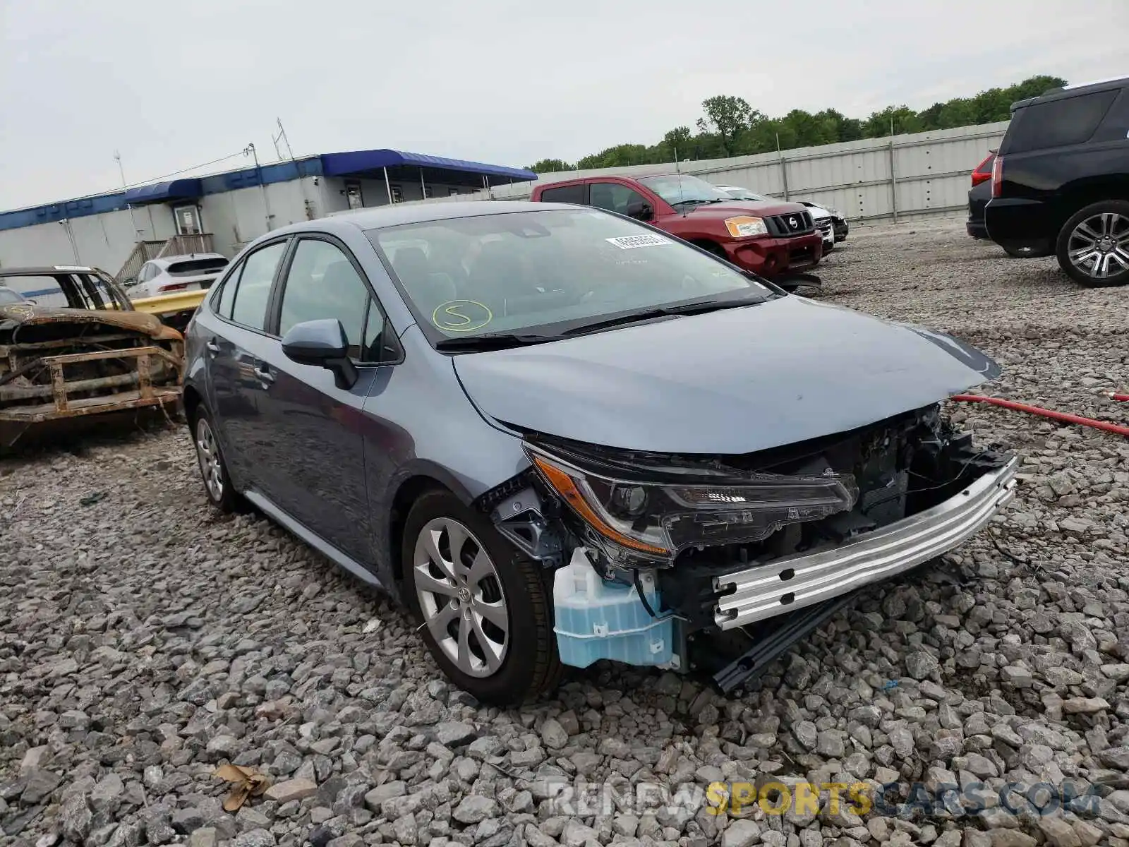 1 Photograph of a damaged car 5YFEPMAE8MP169939 TOYOTA COROLLA 2021