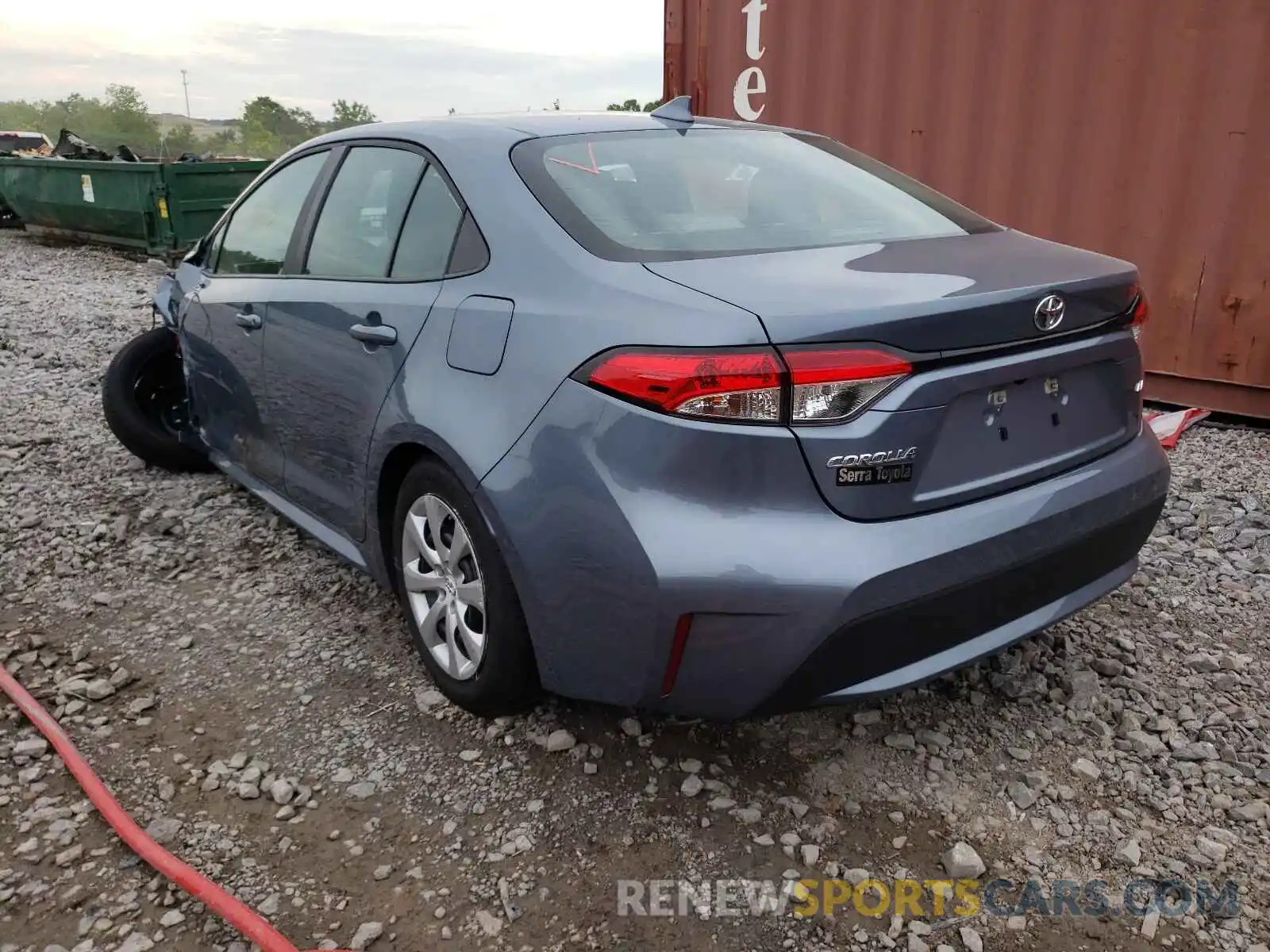 3 Photograph of a damaged car 5YFEPMAE8MP169939 TOYOTA COROLLA 2021