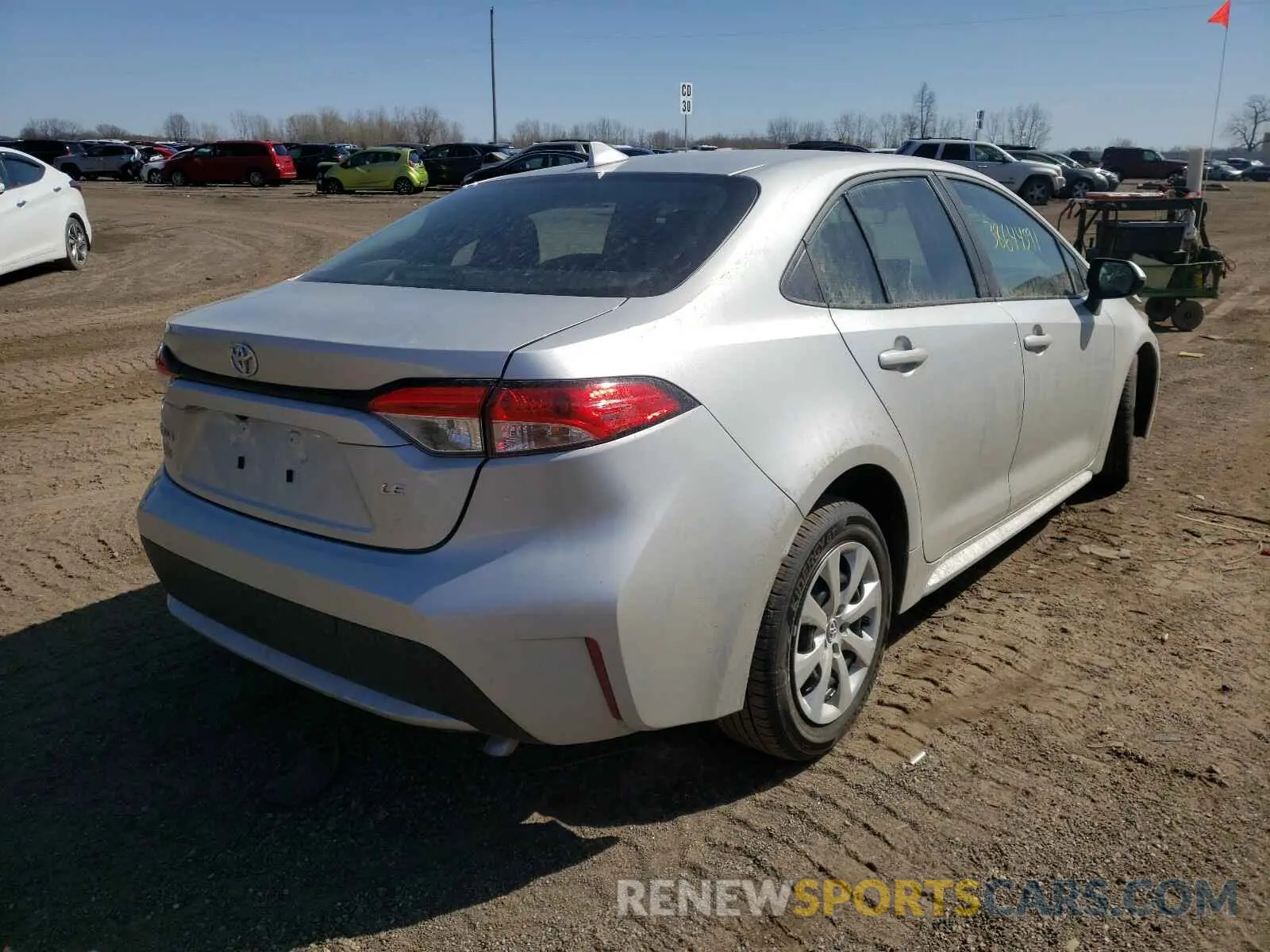 4 Photograph of a damaged car 5YFEPMAE8MP171240 TOYOTA COROLLA 2021