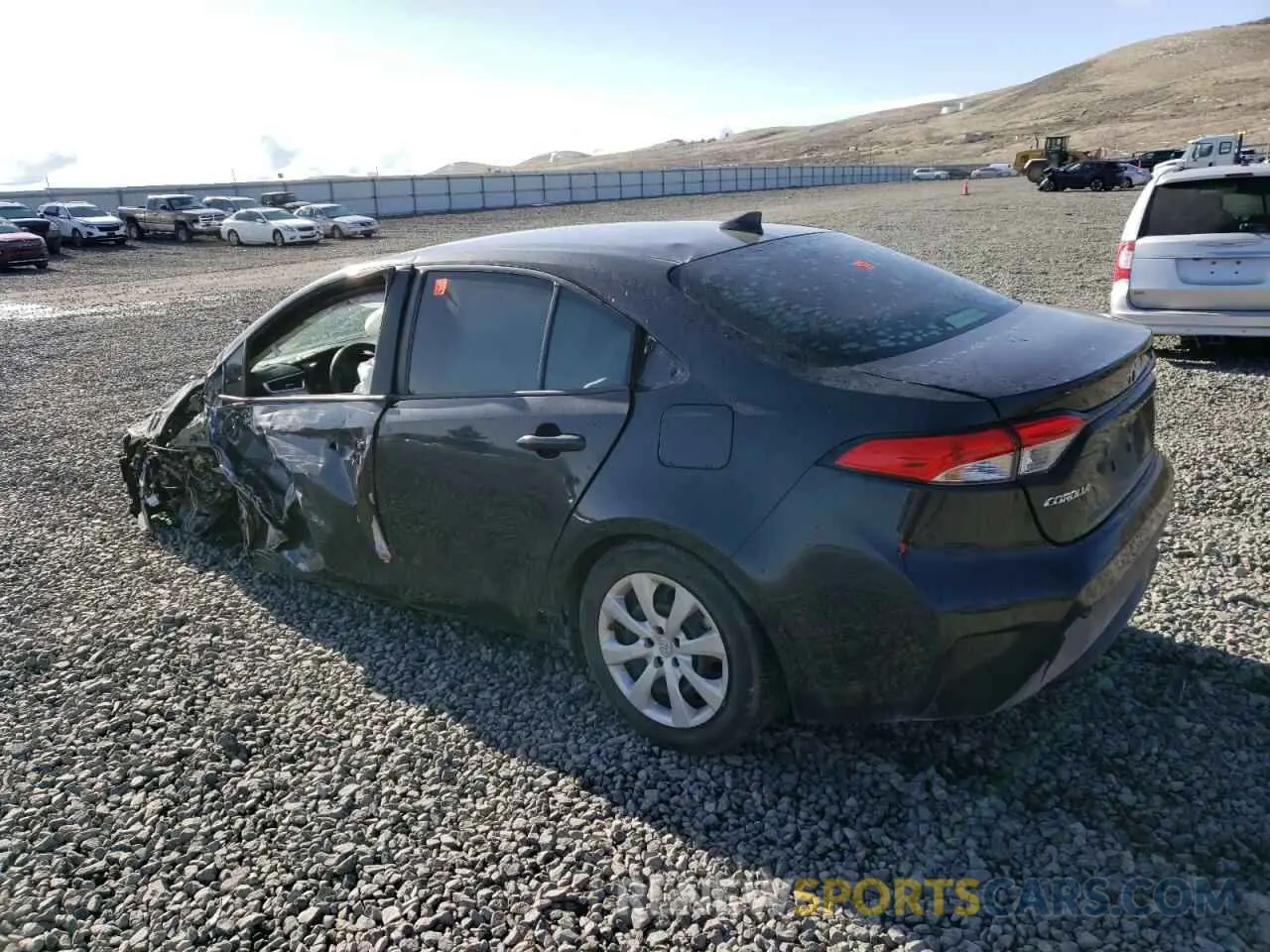 2 Photograph of a damaged car 5YFEPMAE8MP173411 TOYOTA COROLLA 2021
