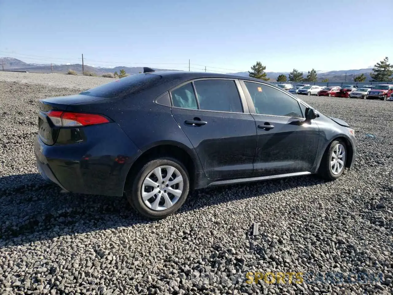 3 Photograph of a damaged car 5YFEPMAE8MP173411 TOYOTA COROLLA 2021