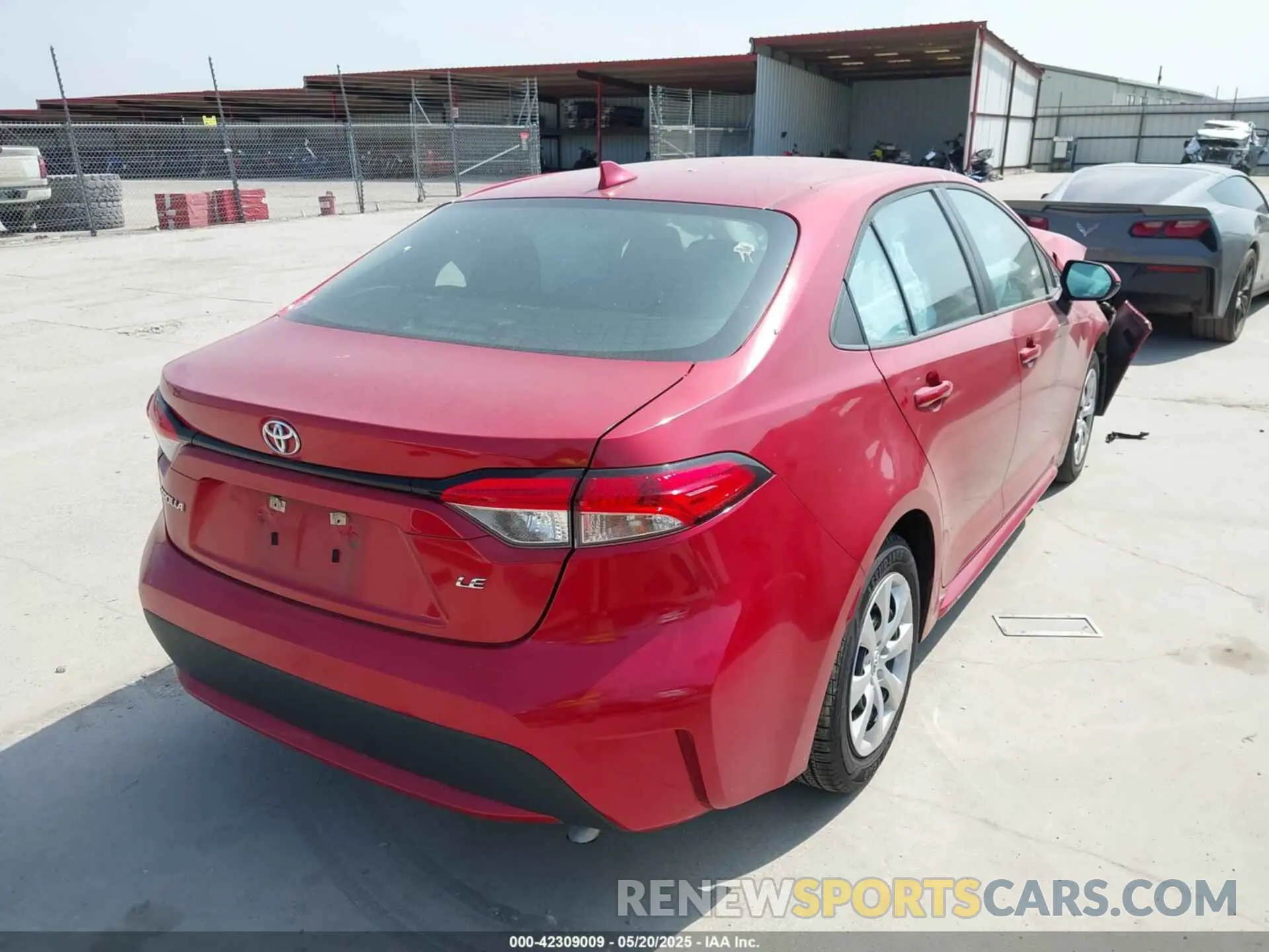 4 Photograph of a damaged car 5YFEPMAE8MP175305 TOYOTA COROLLA 2021