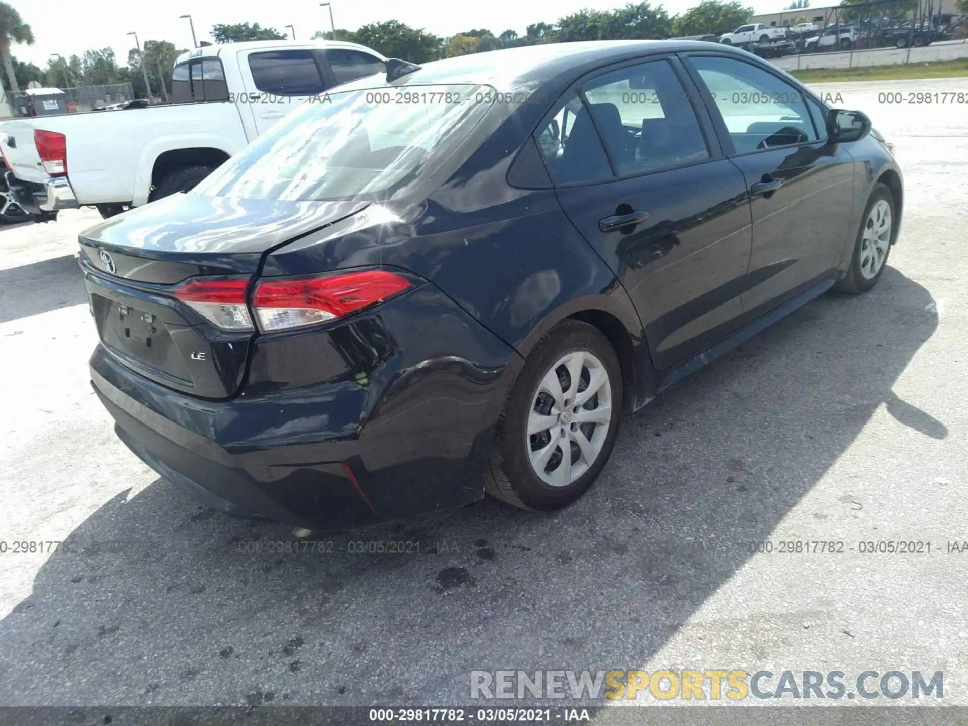 4 Photograph of a damaged car 5YFEPMAE8MP179113 TOYOTA COROLLA 2021