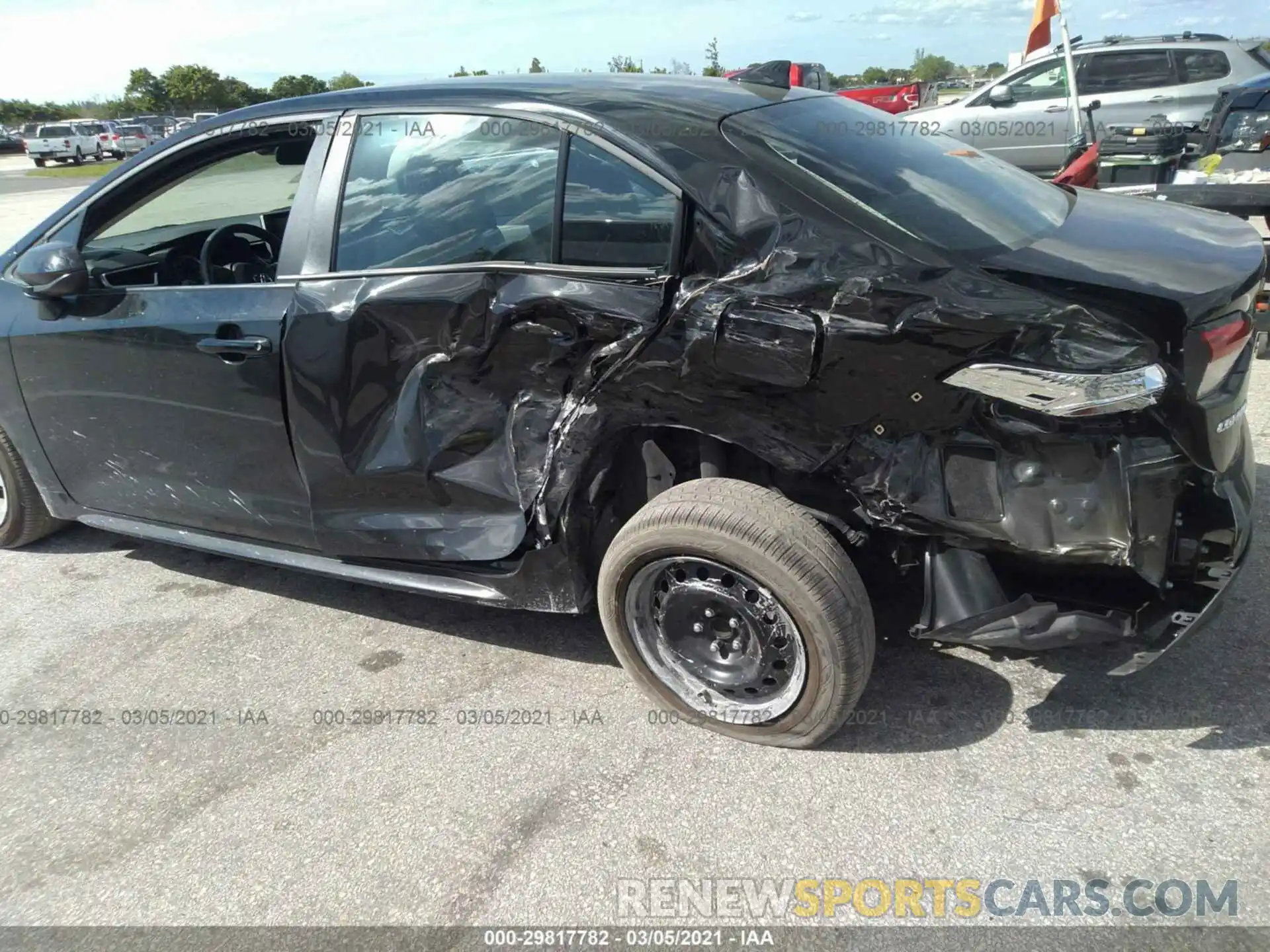 6 Photograph of a damaged car 5YFEPMAE8MP179113 TOYOTA COROLLA 2021