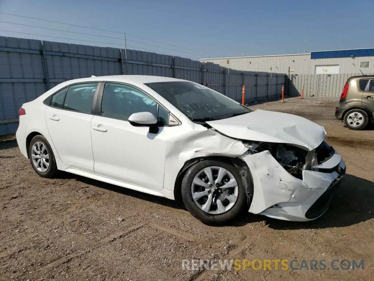 4 Photograph of a damaged car 5YFEPMAE8MP180567 TOYOTA COROLLA 2021