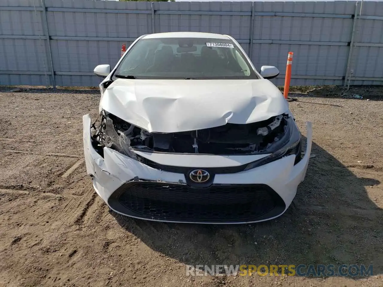 5 Photograph of a damaged car 5YFEPMAE8MP180567 TOYOTA COROLLA 2021