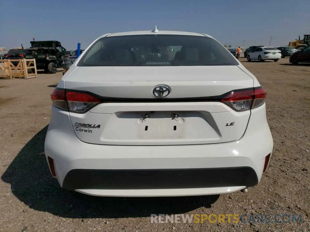 6 Photograph of a damaged car 5YFEPMAE8MP180567 TOYOTA COROLLA 2021