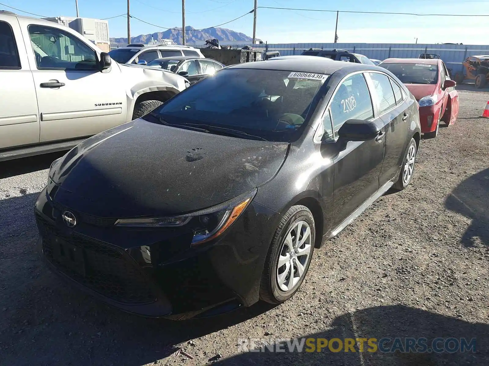 2 Photograph of a damaged car 5YFEPMAE8MP181301 TOYOTA COROLLA 2021