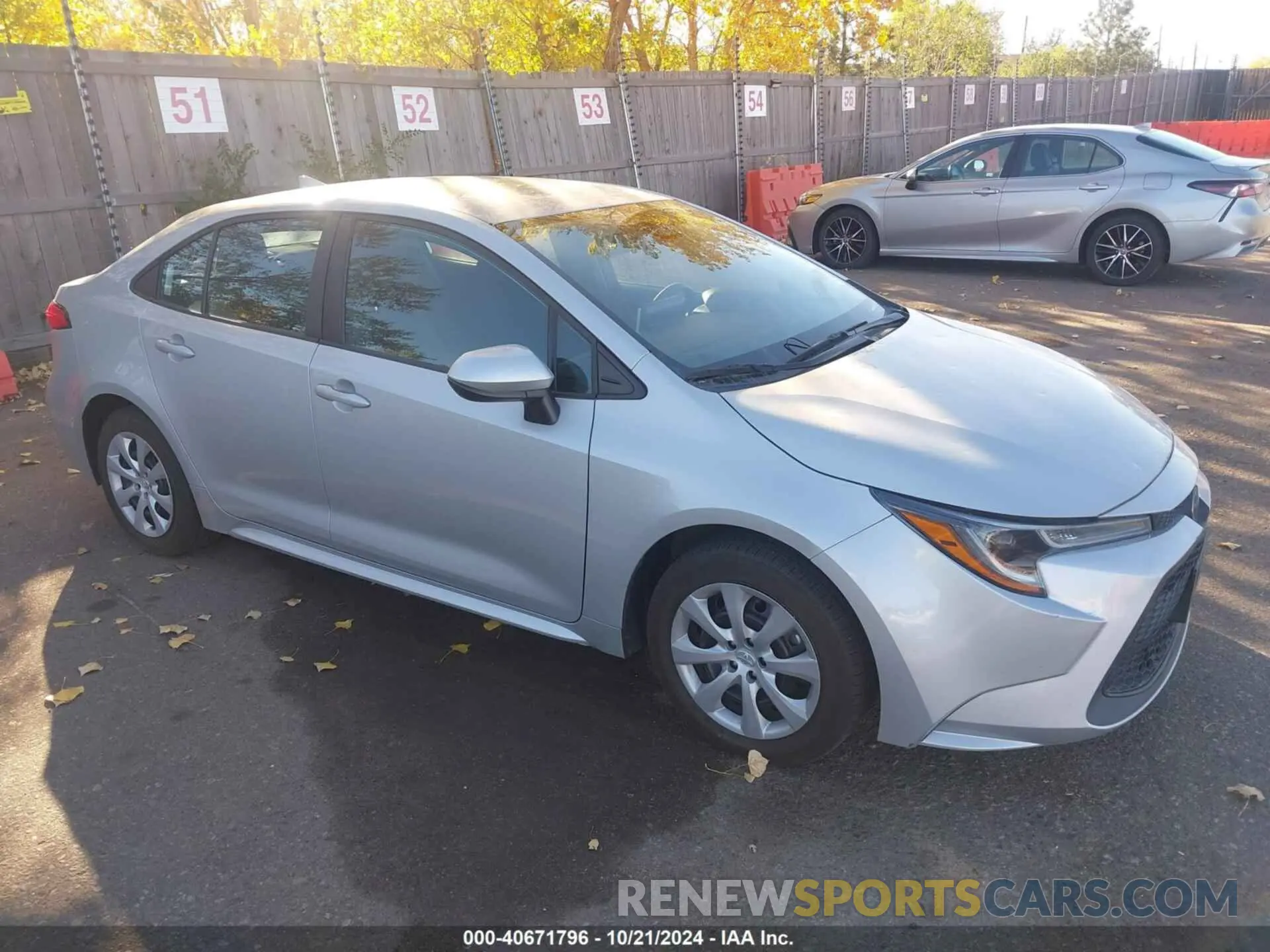 1 Photograph of a damaged car 5YFEPMAE8MP183923 TOYOTA COROLLA 2021