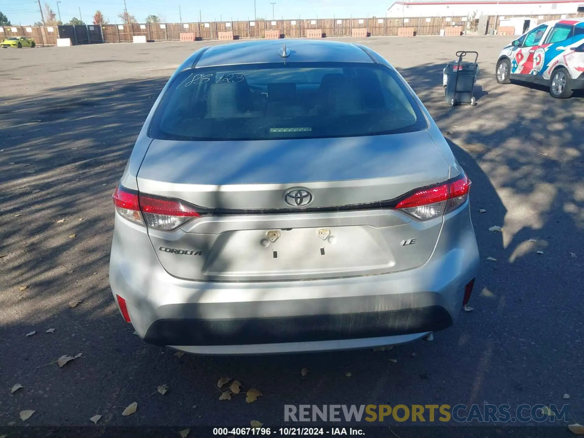 16 Photograph of a damaged car 5YFEPMAE8MP183923 TOYOTA COROLLA 2021