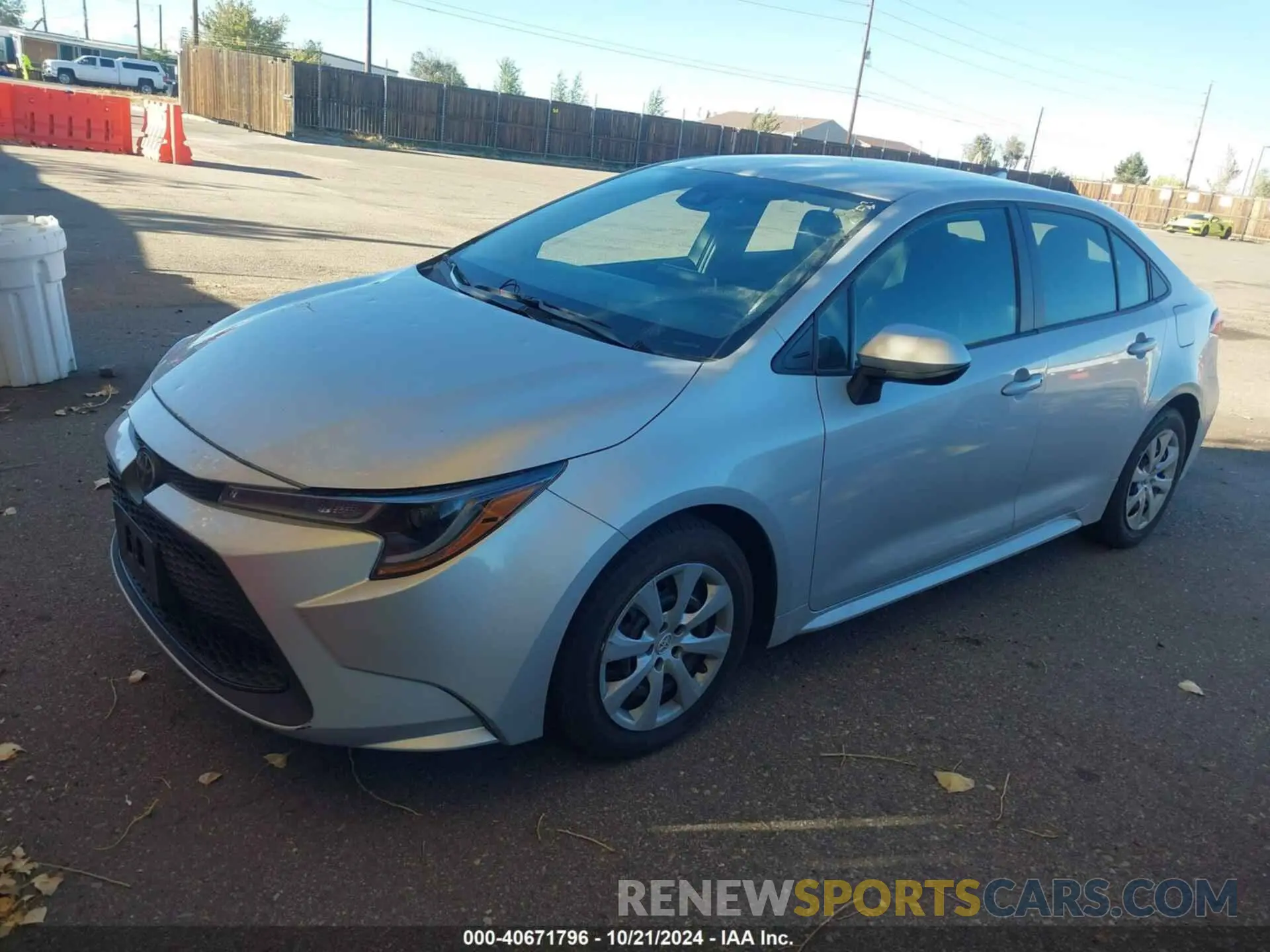 2 Photograph of a damaged car 5YFEPMAE8MP183923 TOYOTA COROLLA 2021