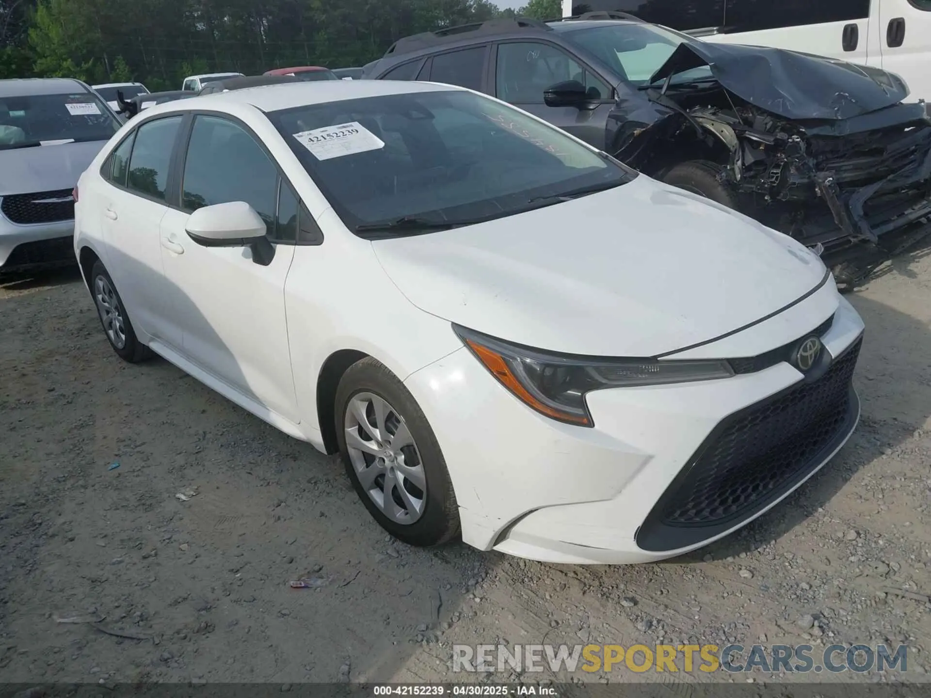 1 Photograph of a damaged car 5YFEPMAE8MP184585 TOYOTA COROLLA 2021