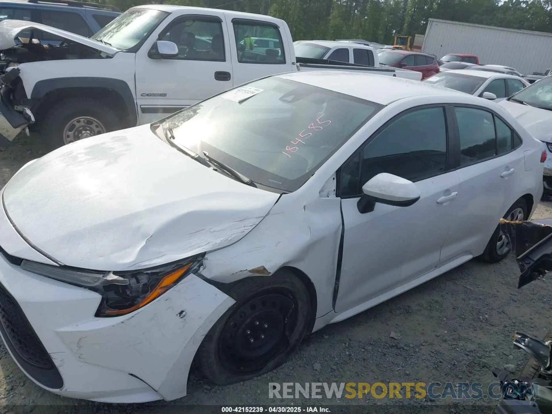 14 Photograph of a damaged car 5YFEPMAE8MP184585 TOYOTA COROLLA 2021