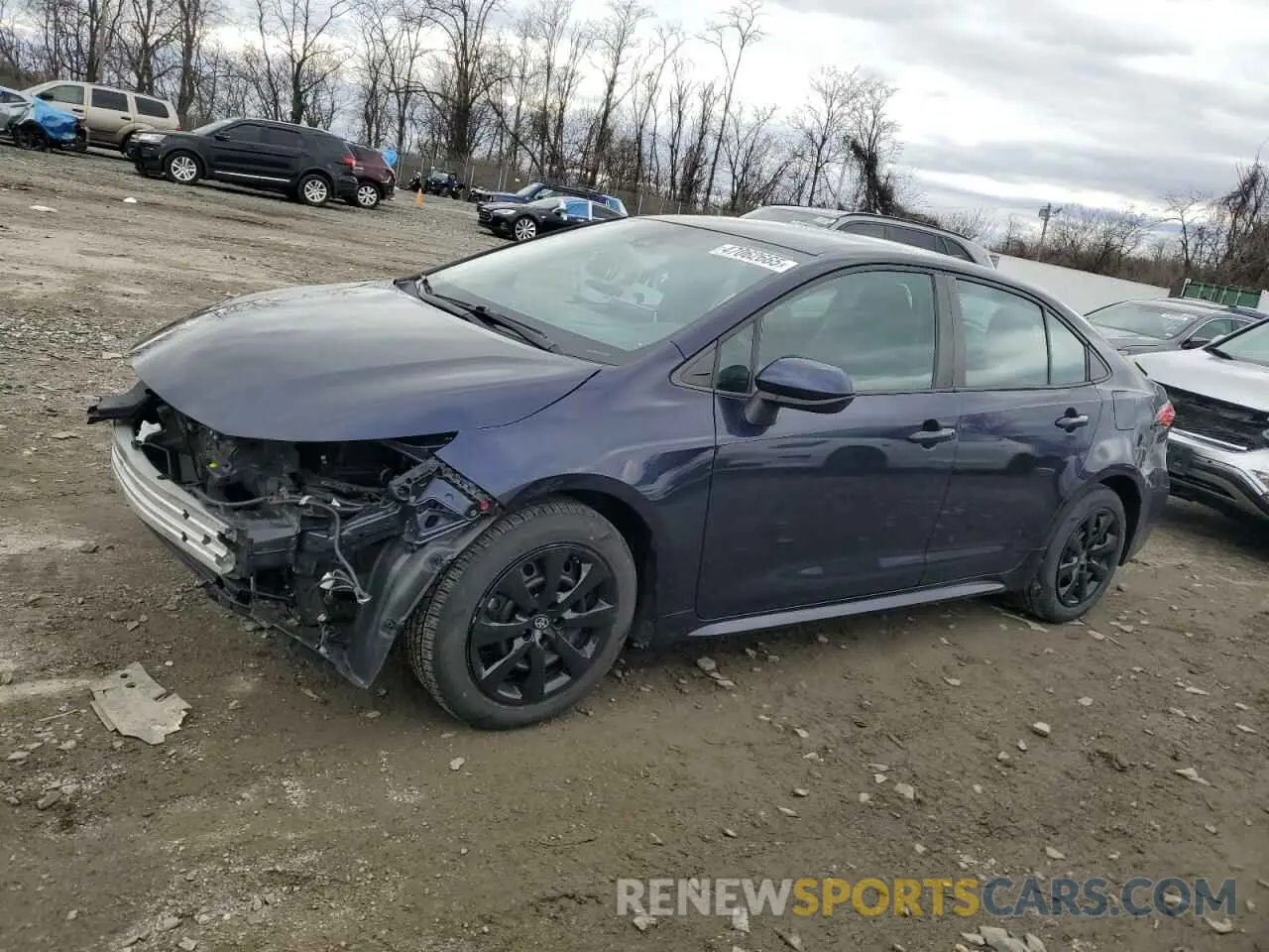 1 Photograph of a damaged car 5YFEPMAE8MP185378 TOYOTA COROLLA 2021