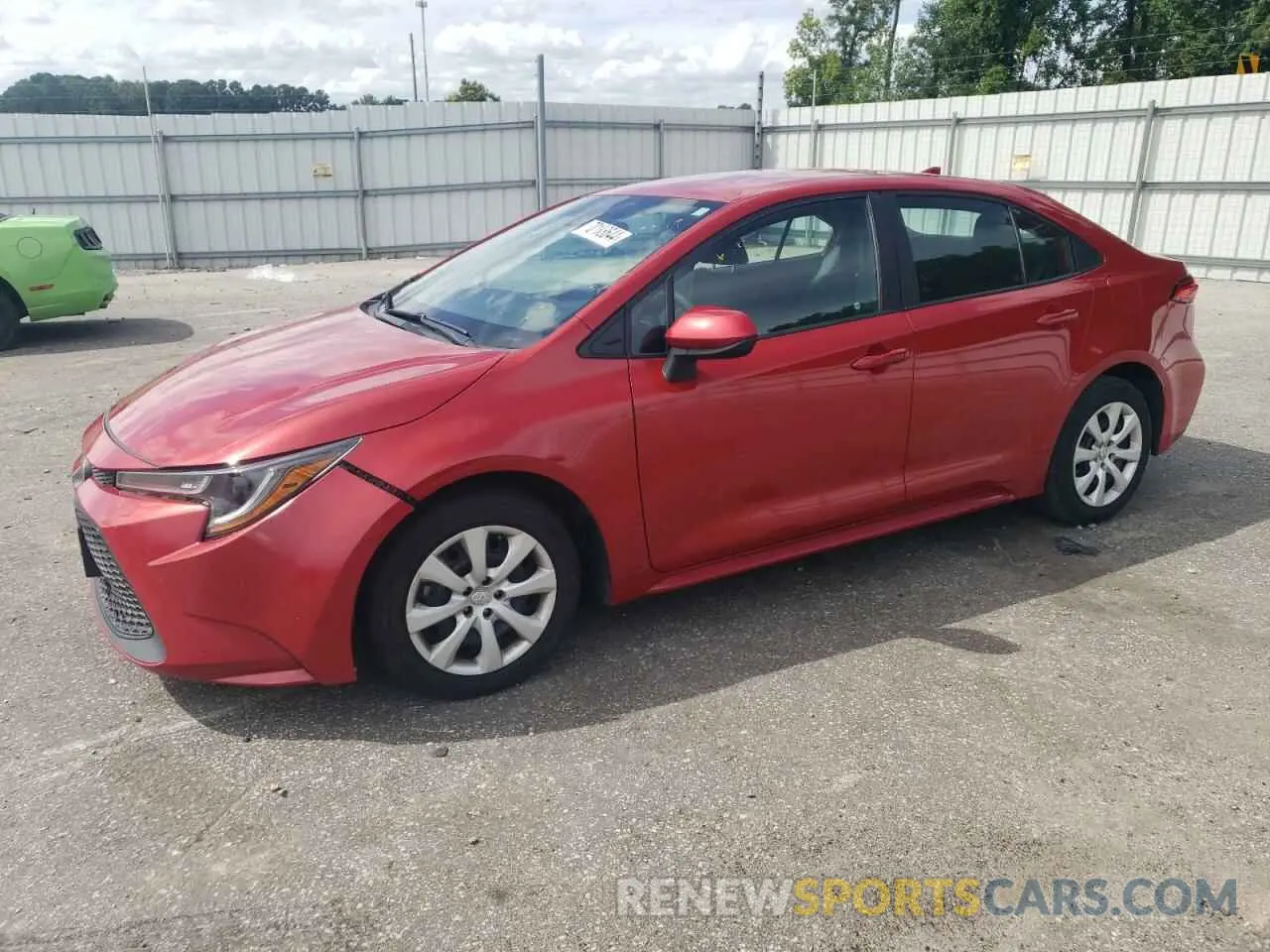 1 Photograph of a damaged car 5YFEPMAE8MP185428 TOYOTA COROLLA 2021