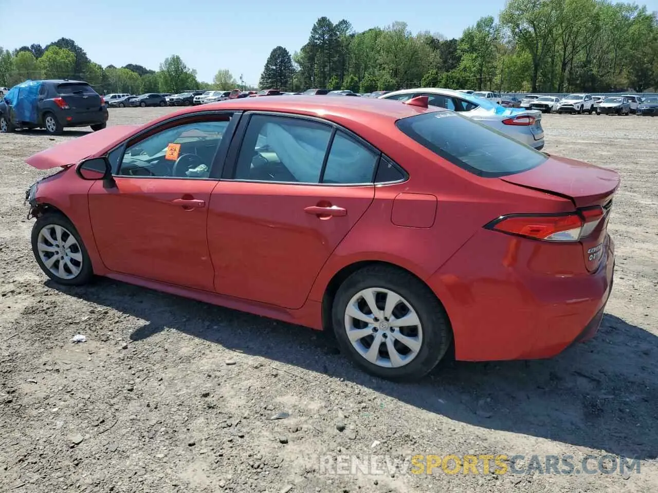 2 Photograph of a damaged car 5YFEPMAE8MP187275 TOYOTA COROLLA 2021