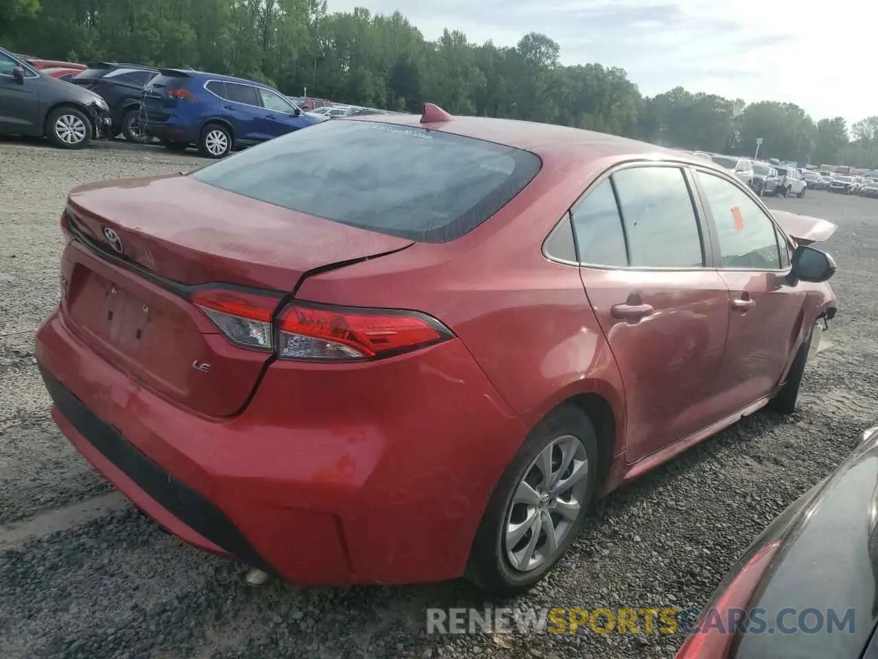 3 Photograph of a damaged car 5YFEPMAE8MP187275 TOYOTA COROLLA 2021