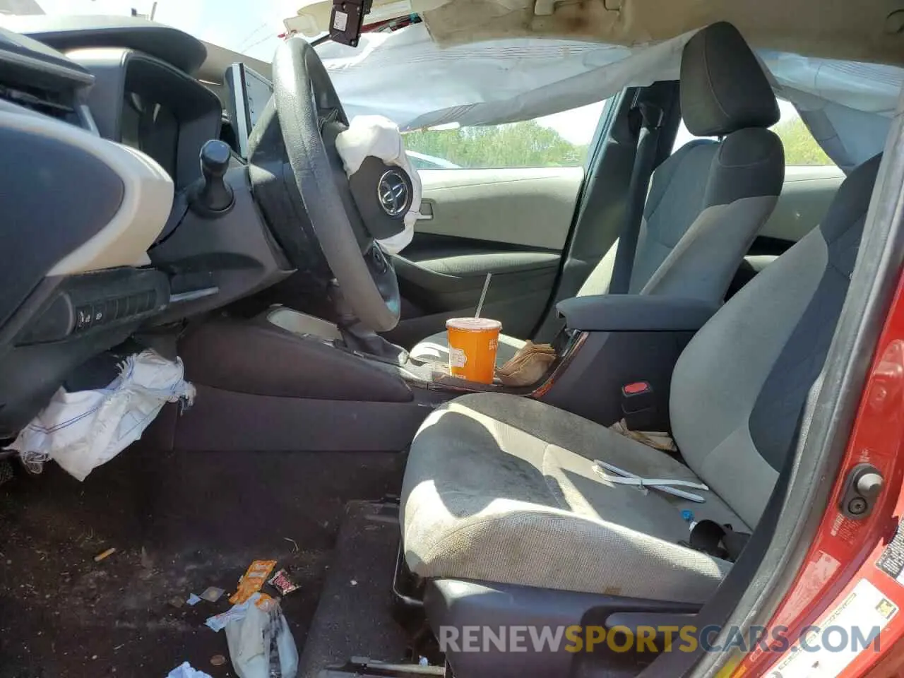 7 Photograph of a damaged car 5YFEPMAE8MP187275 TOYOTA COROLLA 2021