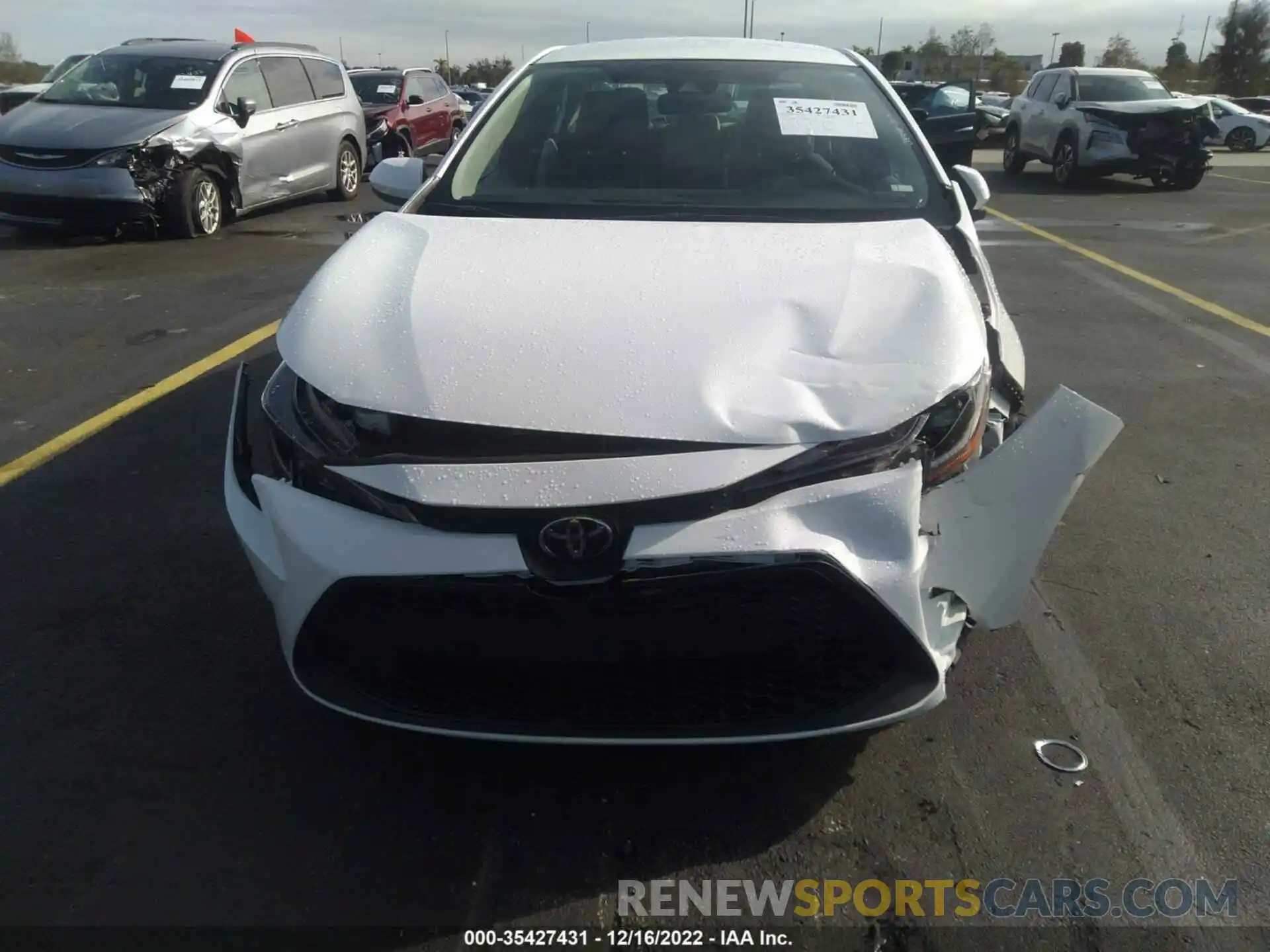 6 Photograph of a damaged car 5YFEPMAE8MP188006 TOYOTA COROLLA 2021