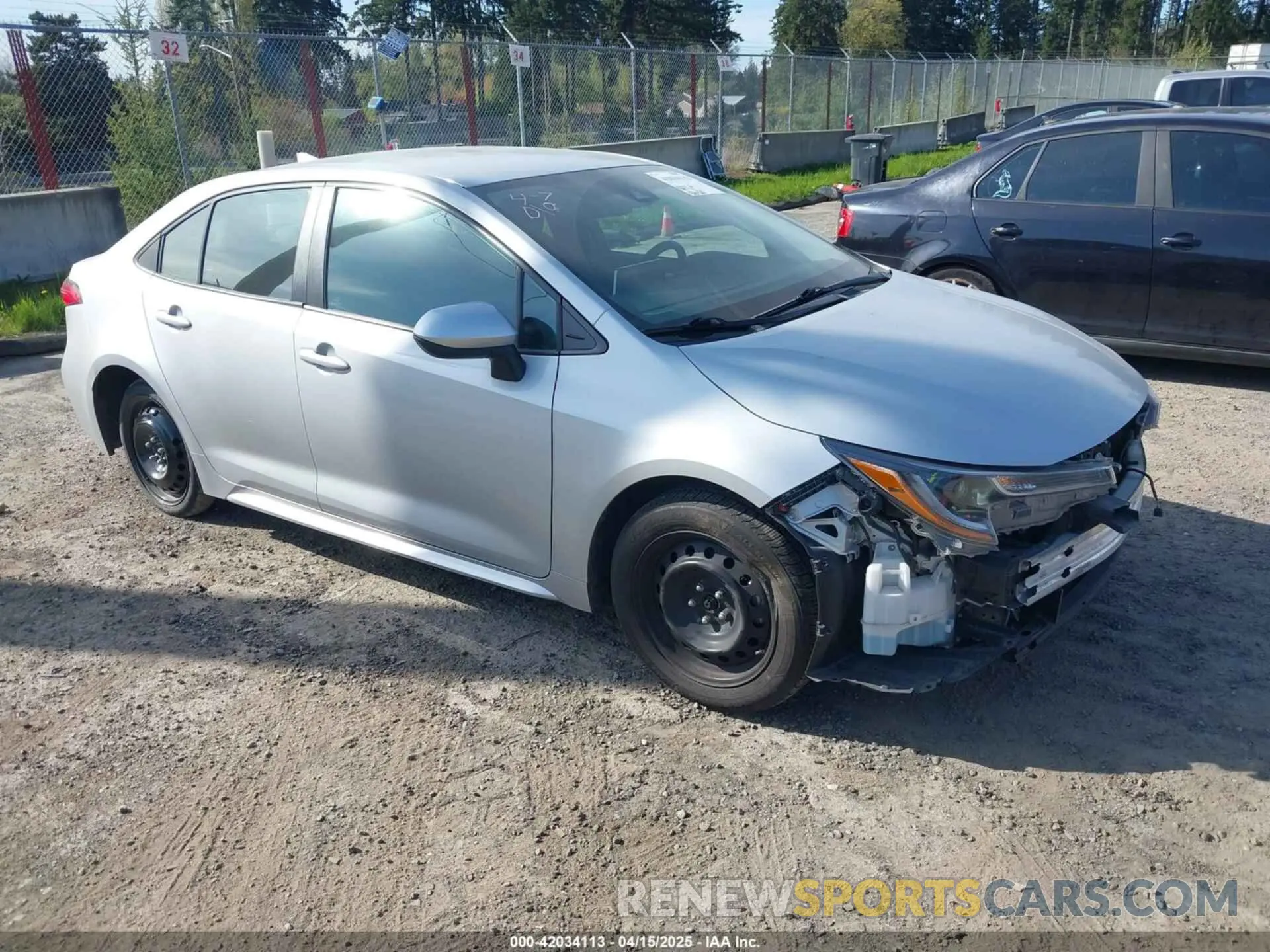 1 Photograph of a damaged car 5YFEPMAE8MP188765 TOYOTA COROLLA 2021