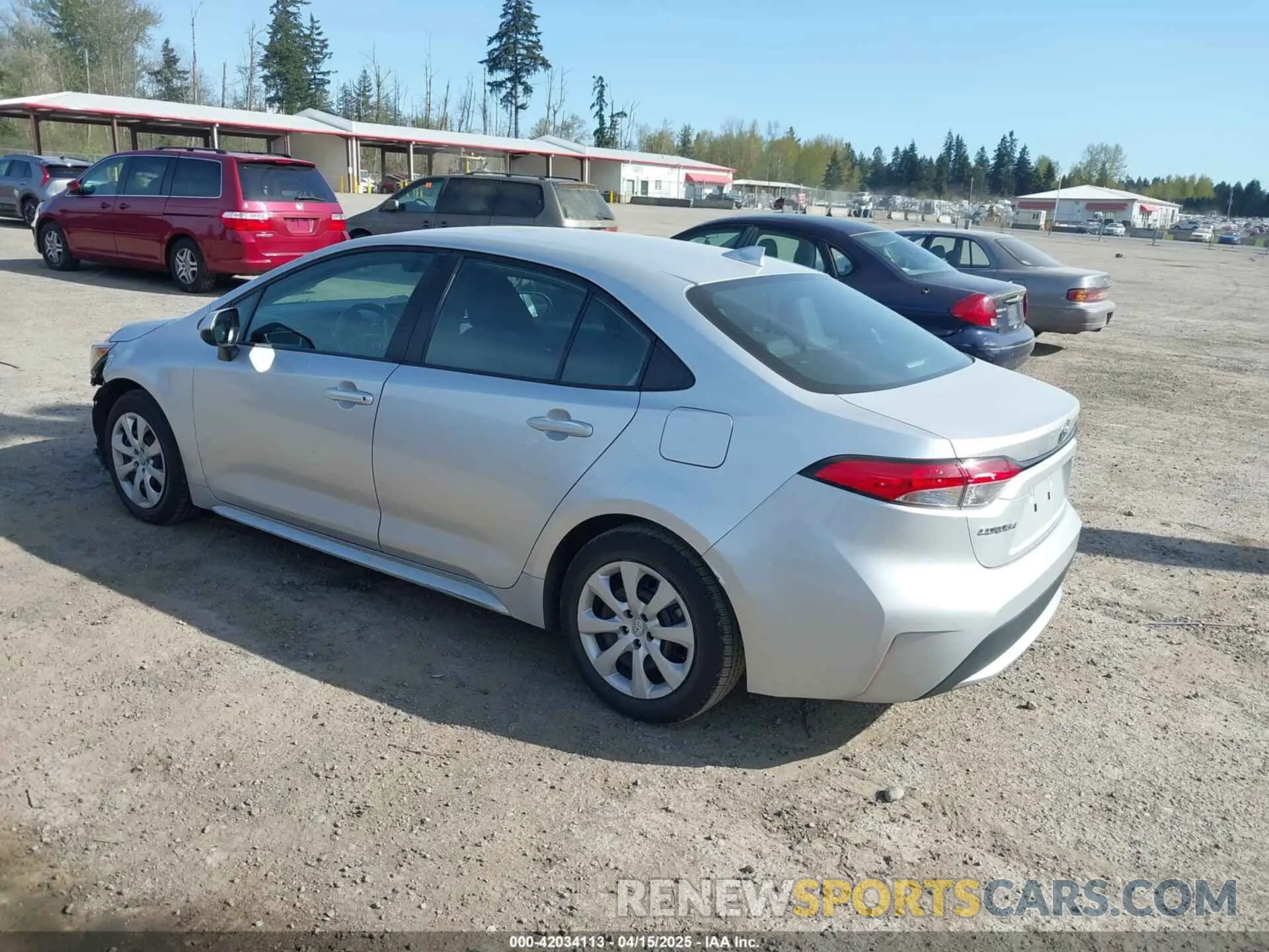 3 Photograph of a damaged car 5YFEPMAE8MP188765 TOYOTA COROLLA 2021