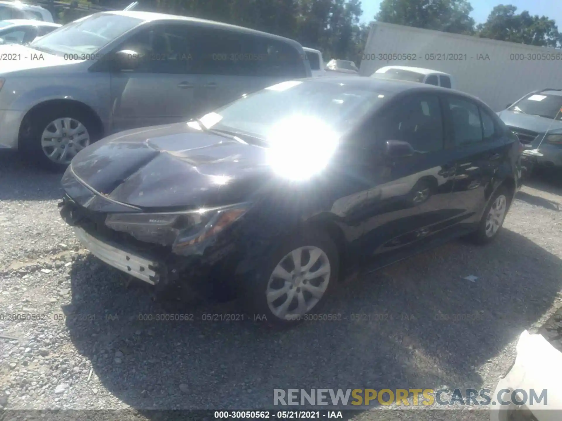 2 Photograph of a damaged car 5YFEPMAE8MP189110 TOYOTA COROLLA 2021