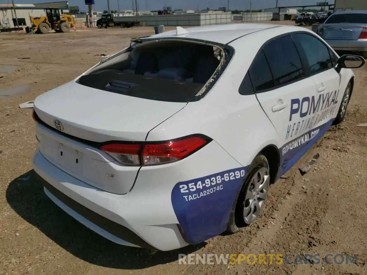 4 Photograph of a damaged car 5YFEPMAE8MP196526 TOYOTA COROLLA 2021