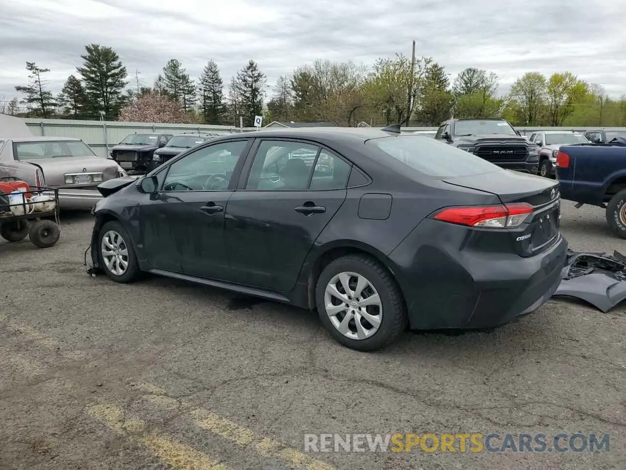 2 Photograph of a damaged car 5YFEPMAE8MP199197 TOYOTA COROLLA 2021