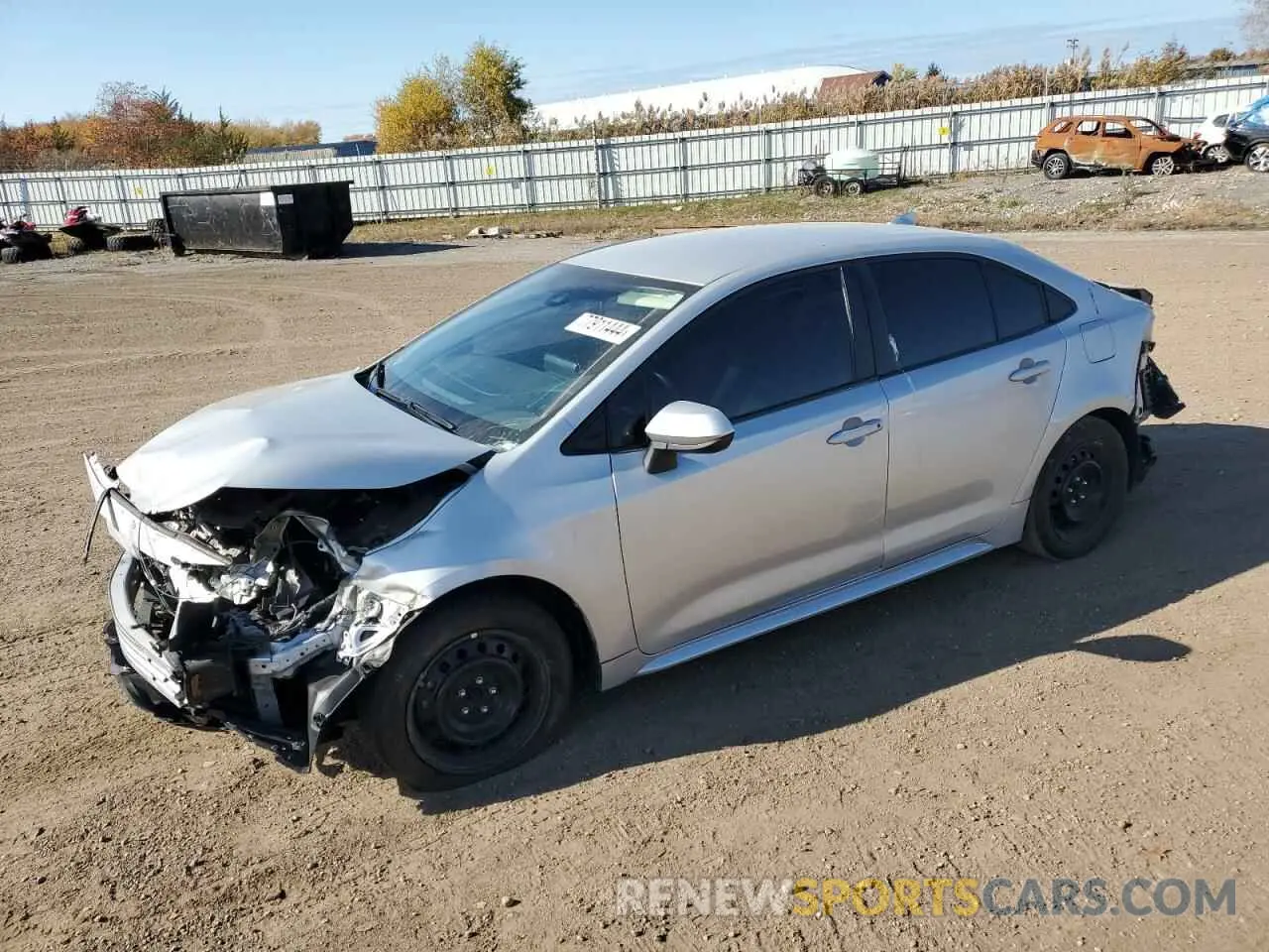 1 Photograph of a damaged car 5YFEPMAE8MP201286 TOYOTA COROLLA 2021