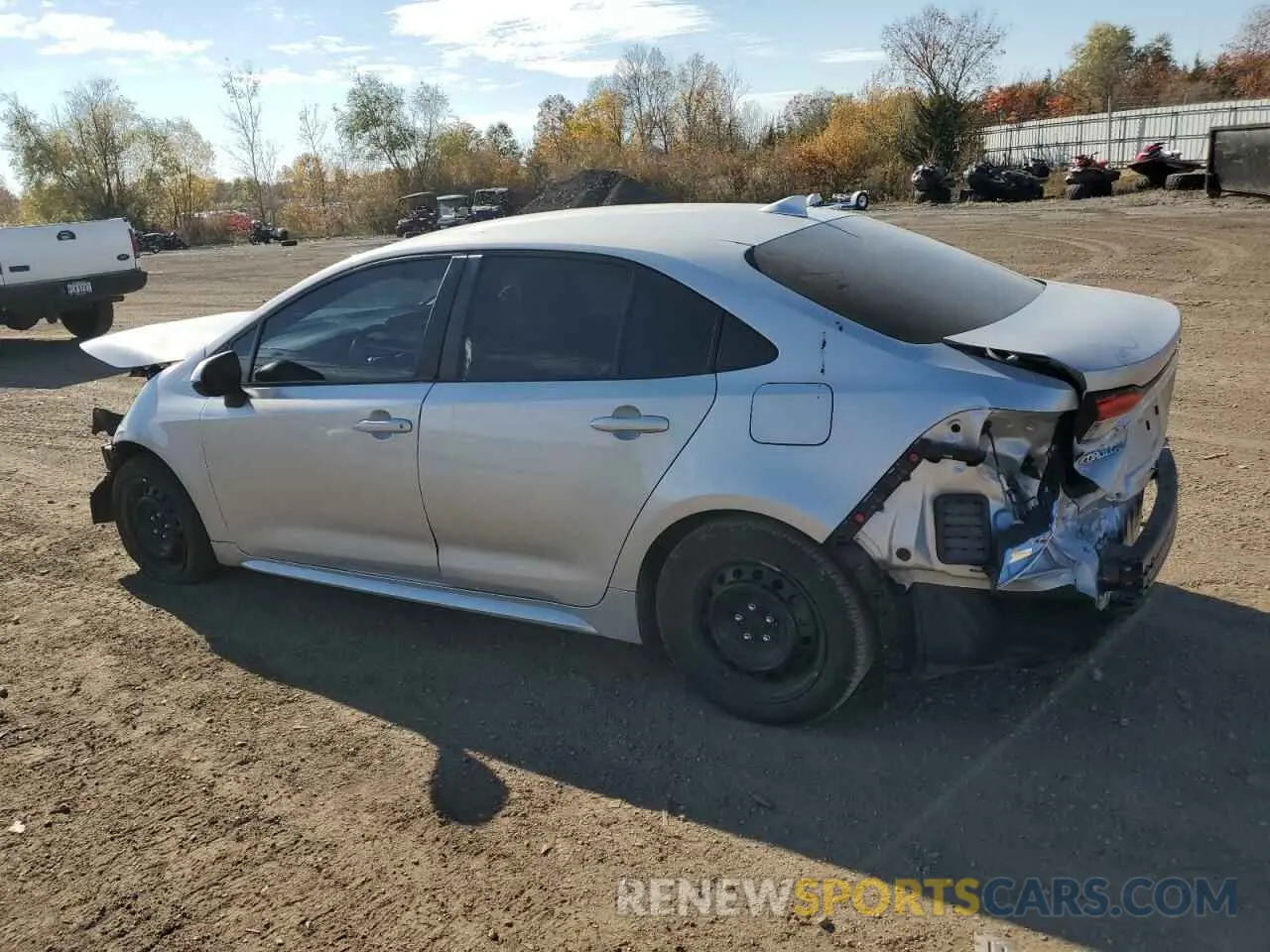2 Photograph of a damaged car 5YFEPMAE8MP201286 TOYOTA COROLLA 2021